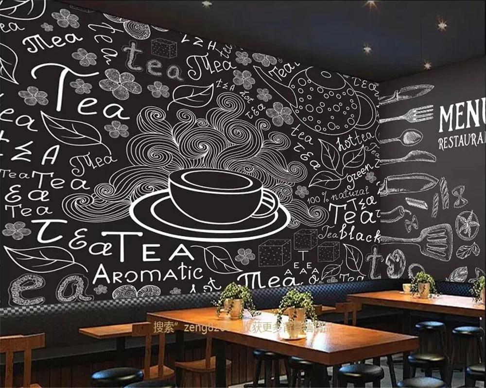 1000x800 Beibehang Custom wallpaper American cofe cafe illustration background wall home decoration tooling TV background 3D wallpaper. Wallpaper
