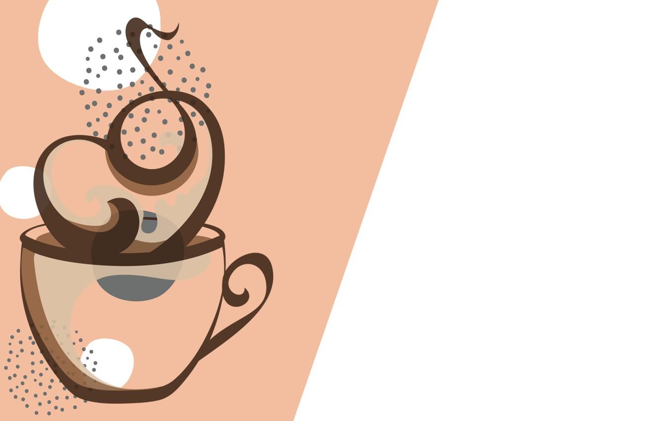 1332x850 Wallpaper coffee, minimalism, couples, mug, aroma image for desktop, section минимализм