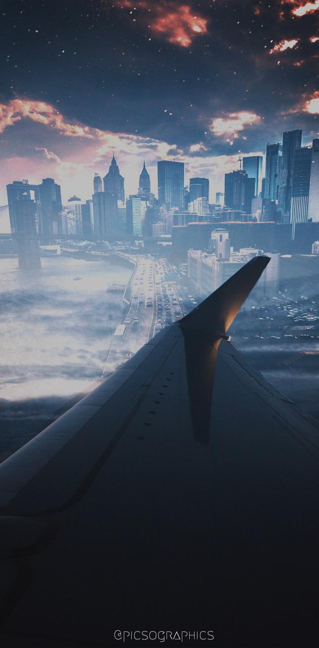 630x1280 Flight view aromatic wallpaper