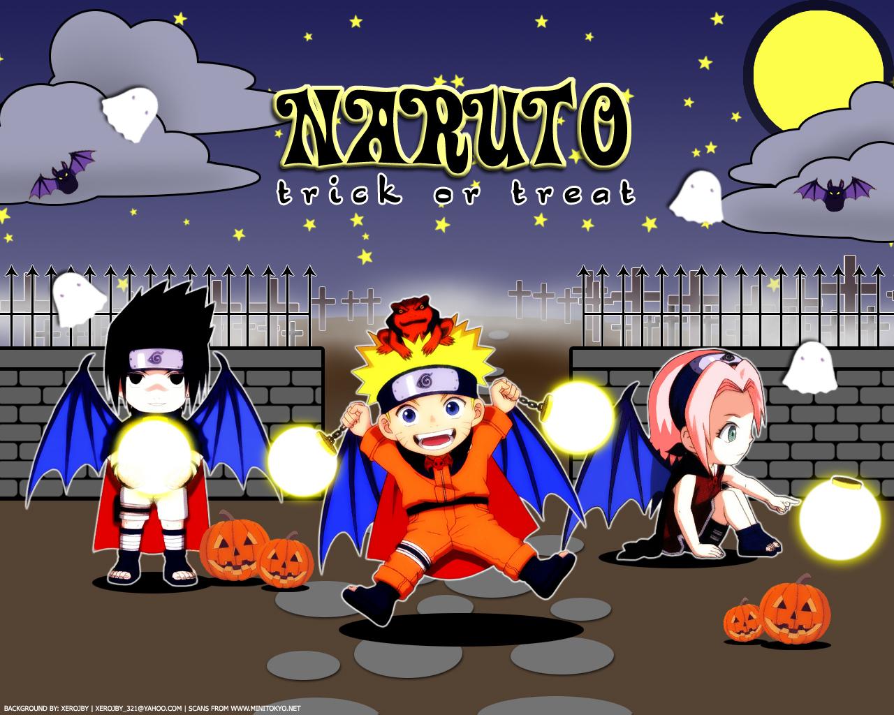 1280x1024 Naruto Wallpaper: treat or treat