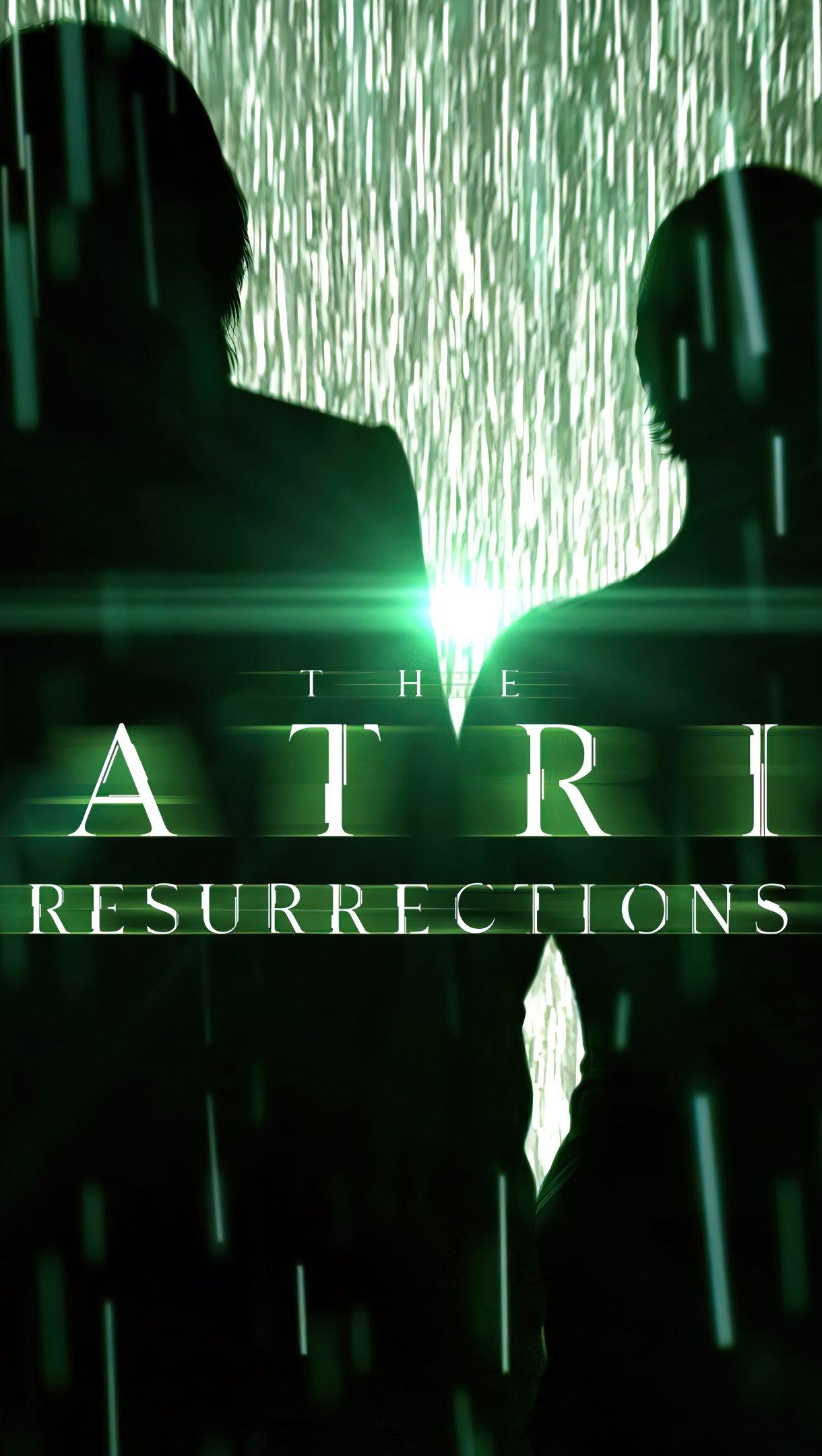 1220x2160 Matrix Resurrections Poster Wallpaper 4k Ultra HD
