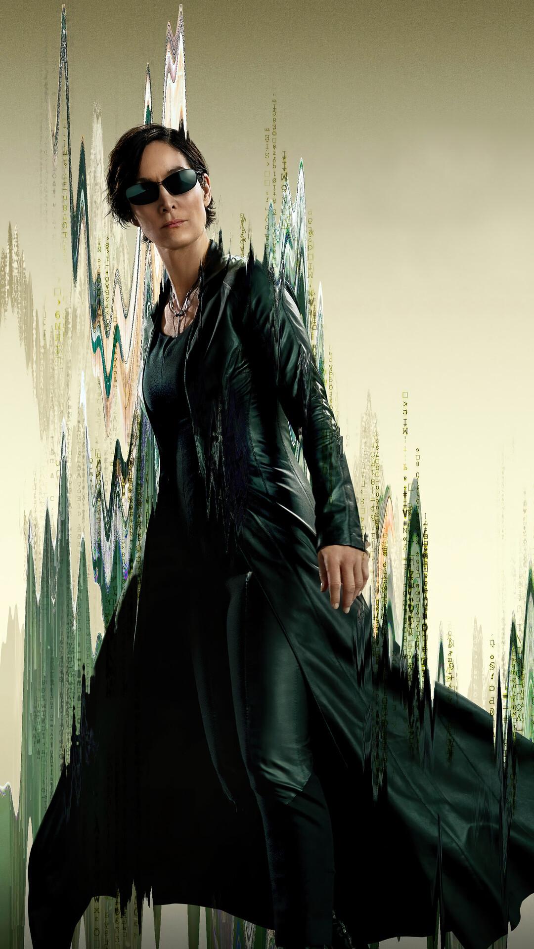 1080x1920 The Matrix Resurrections Trinity Phone iPhone 4K Wallpaper free Download