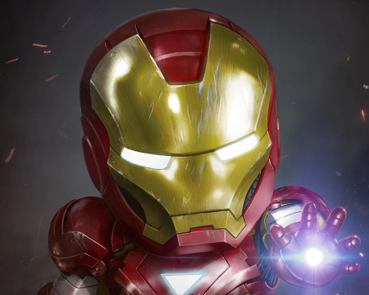 1280x1024 Chibi Iron Man Artwork 1280x1024 Resolution HD 4k Wallpaper, Image, Background, Photo and Picture