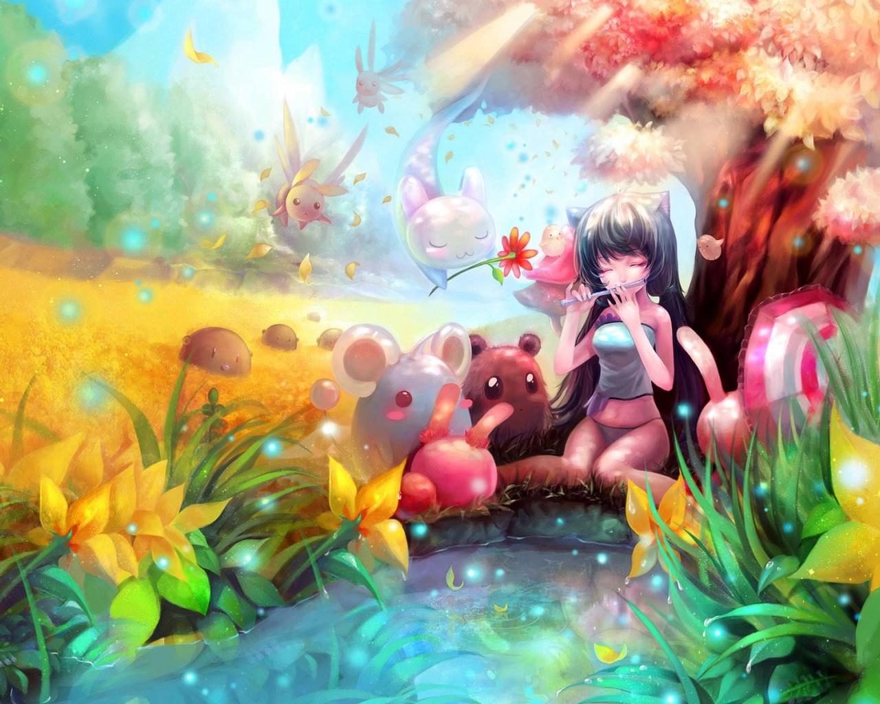 1280x1024 Free download Cute and Colorful Anime Manga Wallpaper [1920x1200] for your Desktop, Mobile & Tablet. Explore Cute Colorful Wallpaper. Awesome HD Wallpaper Colorful, Free Cute Easter Wallpaper