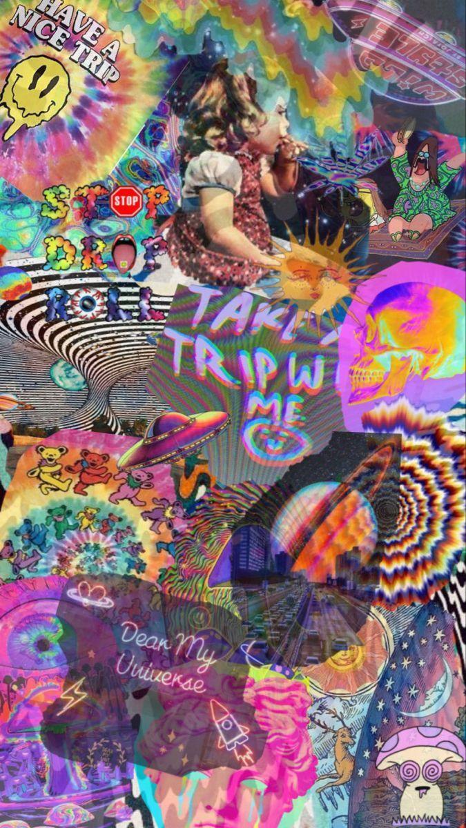 675x1200 Trippy Aesthetic Wallpaper, HD Trippy Aesthetic Background on WallpaperBat