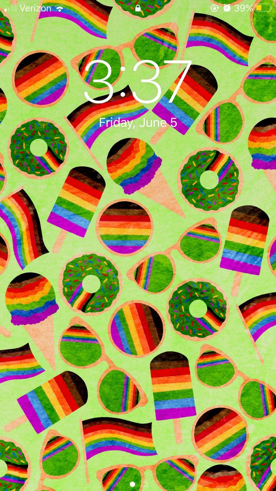 900x1600 Gay Pride Collage Wallpaper