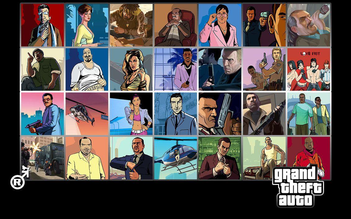 Grand Theft Auto Characters Wallpapers - Top Free Grand Theft Auto  Characters Backgrounds - WallpaperAccess