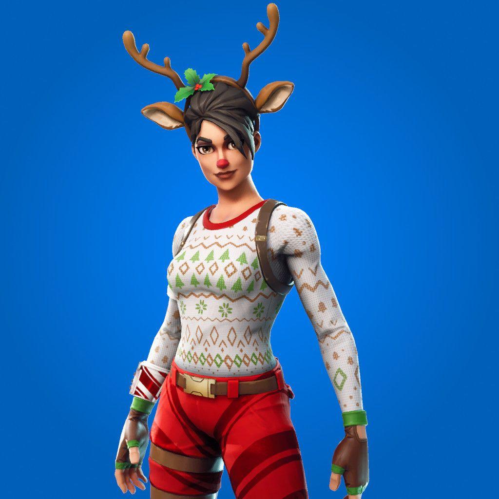 Christmas with Red Nose Raider Fortnite Wallpapers - Top Free Christmas ...