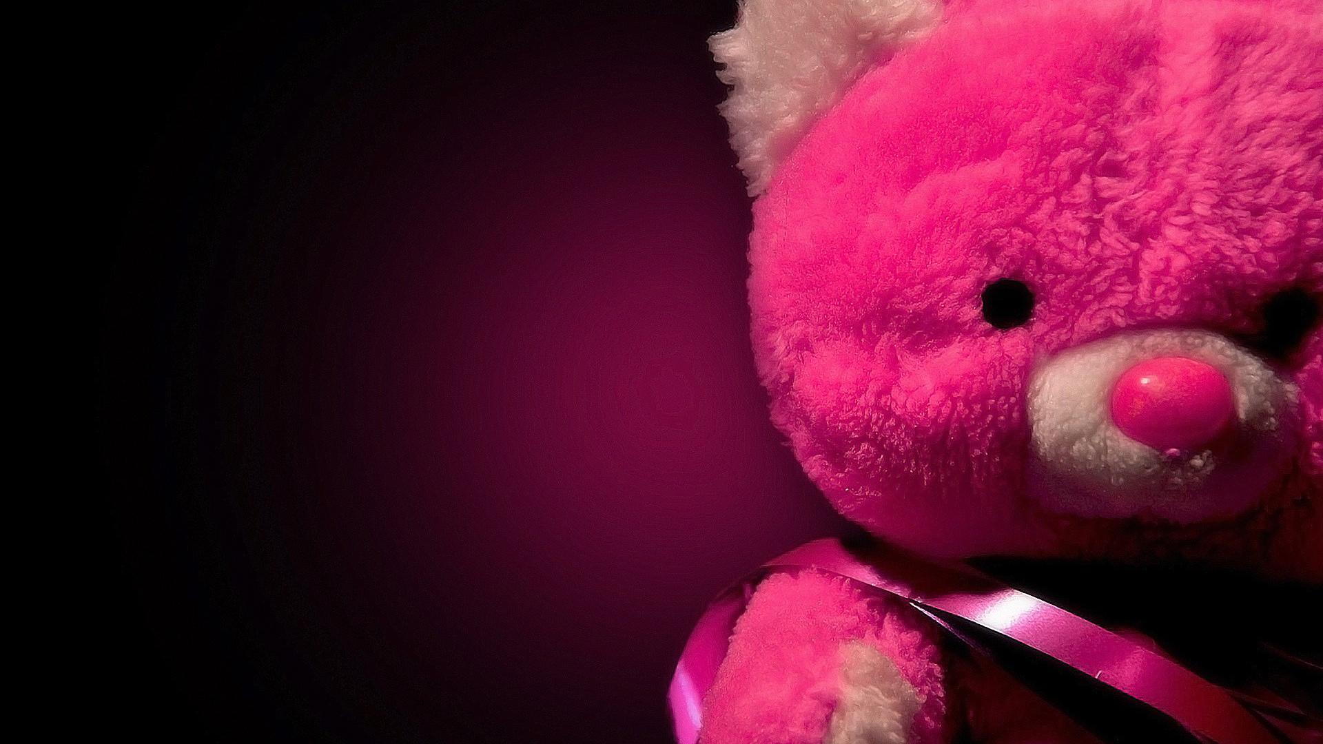 1920x1080 1920x1080 sad, teddy bear, red, shine, Red, sad, shine