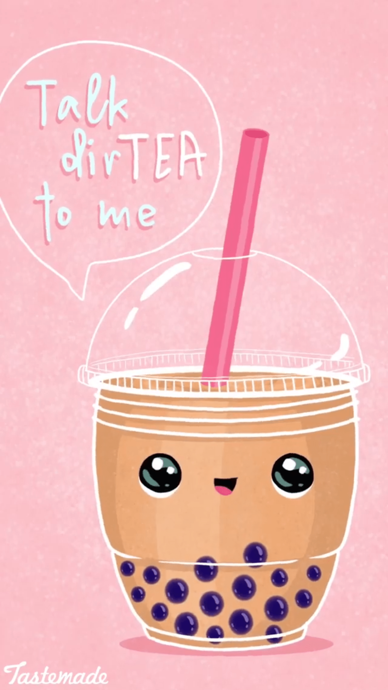 1242x2208 Boba Tea Wallpaper