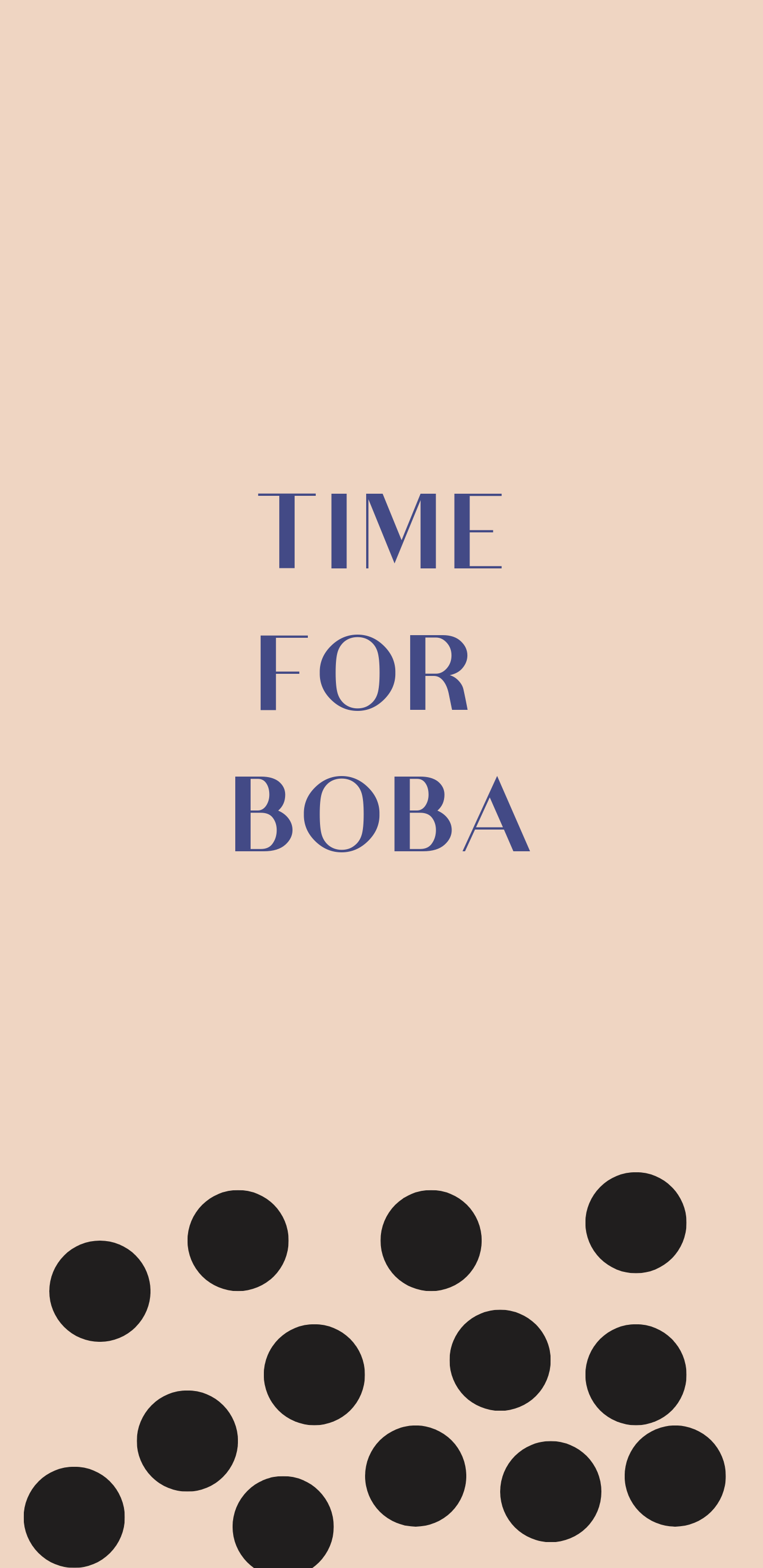1440x2960 Time for Boba Phone Wallpaper