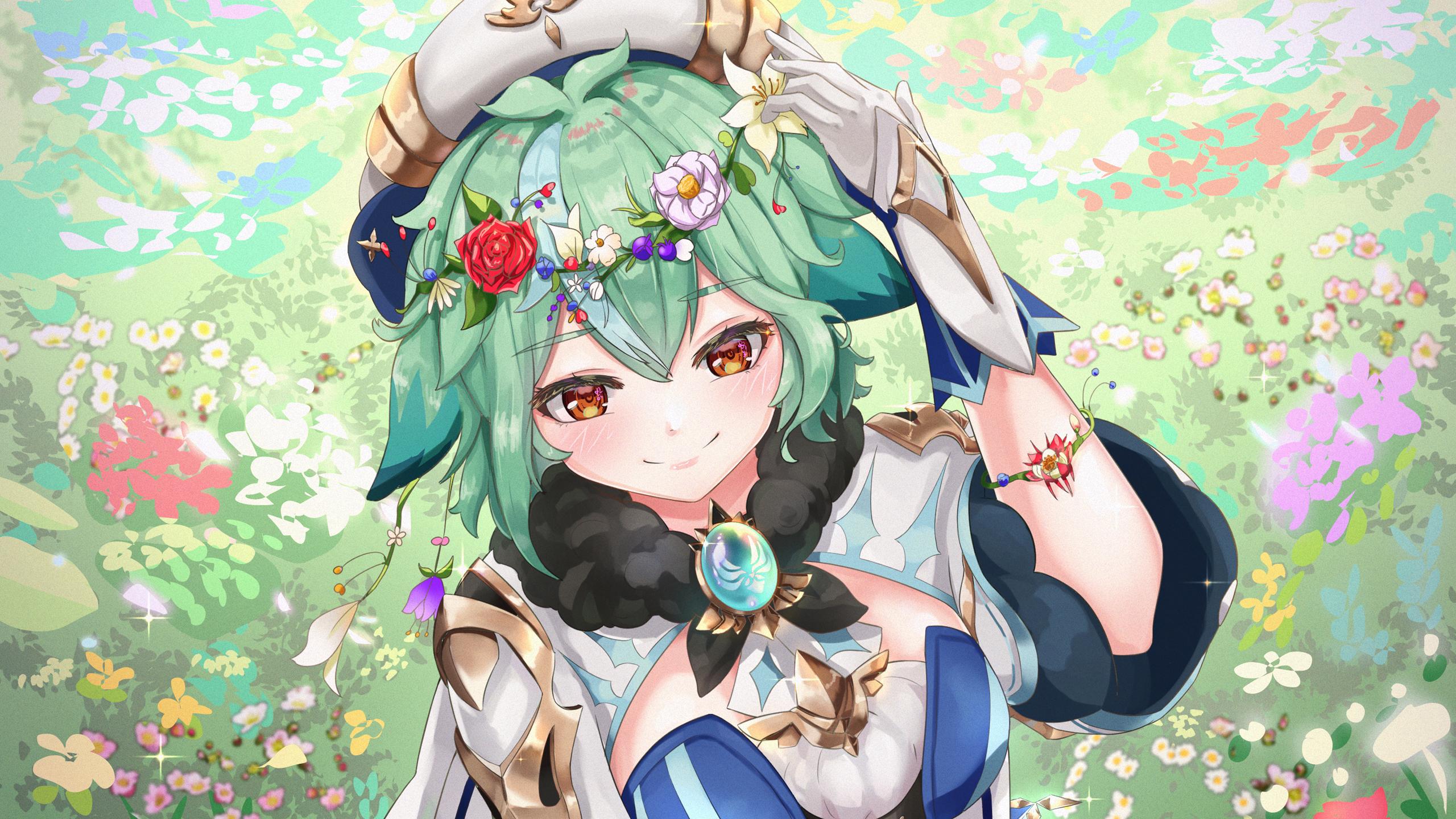 2560x1440 Sucrose HD Genshin Impact Wallpaper
