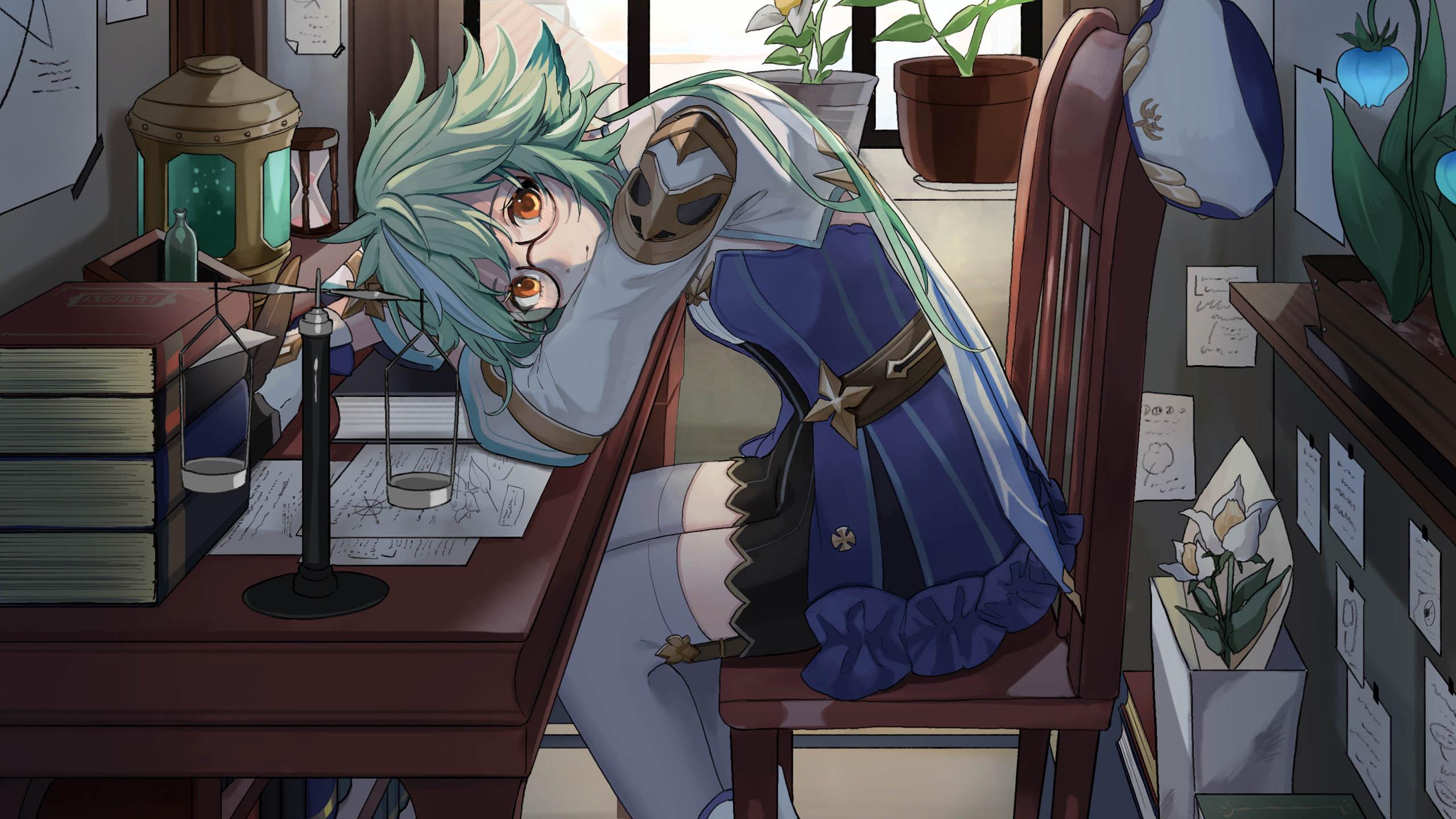2560x1440 Sucrose HD Genshin Impact Wallpaper