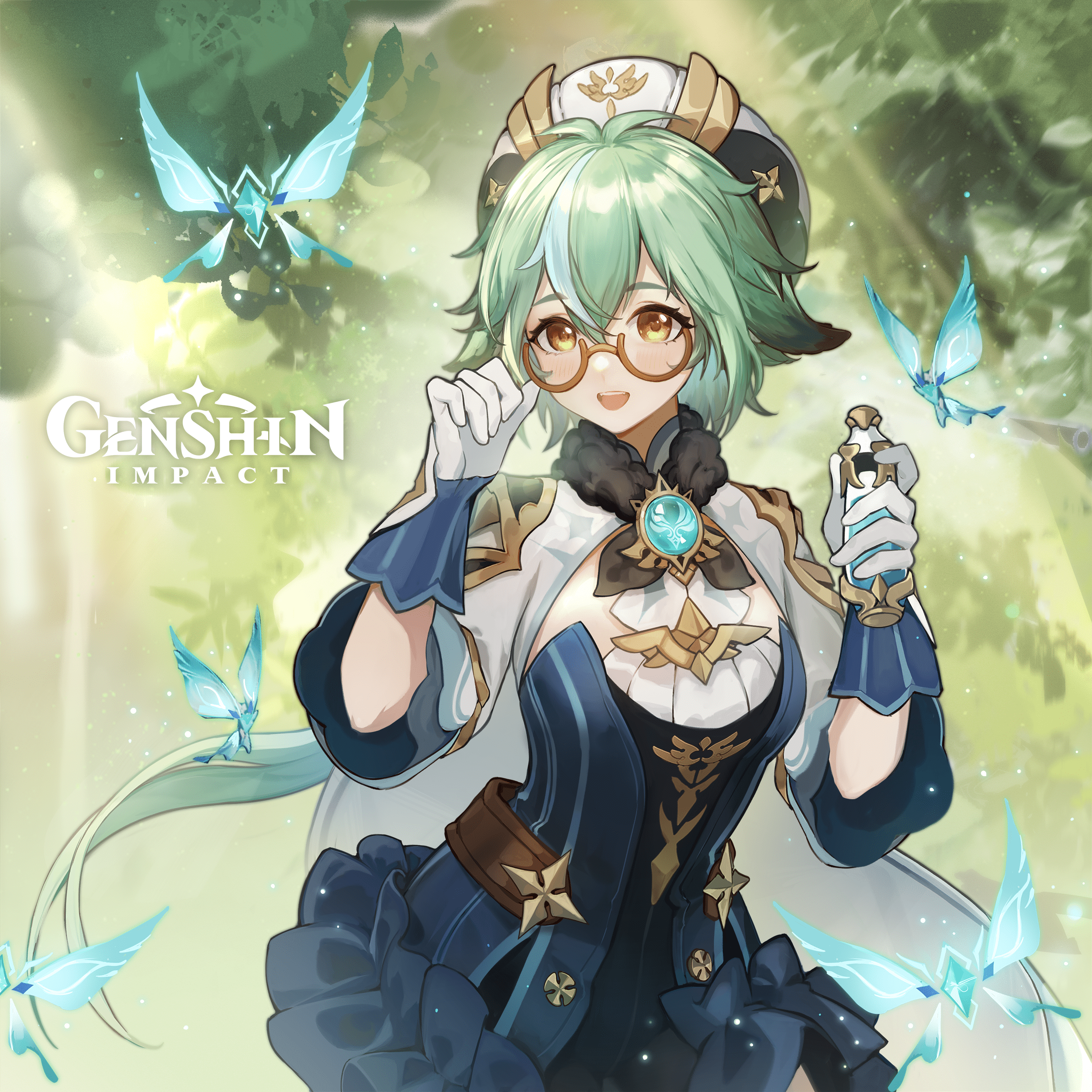 2500x2500 Sucrose Impact Anime Image Board