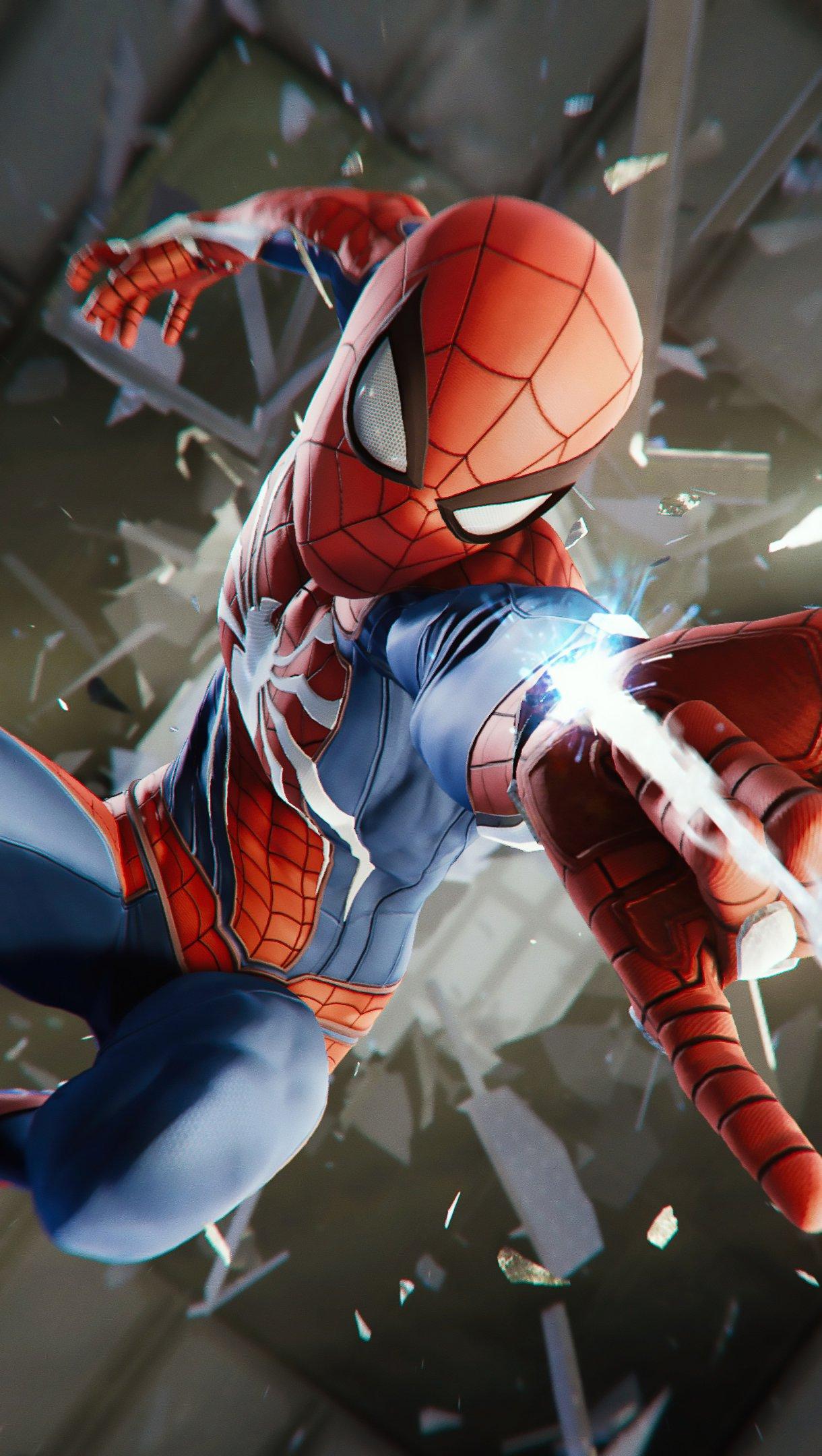 1220x2160 Spider Man PS4 Wallpaper 4k Ultra HD