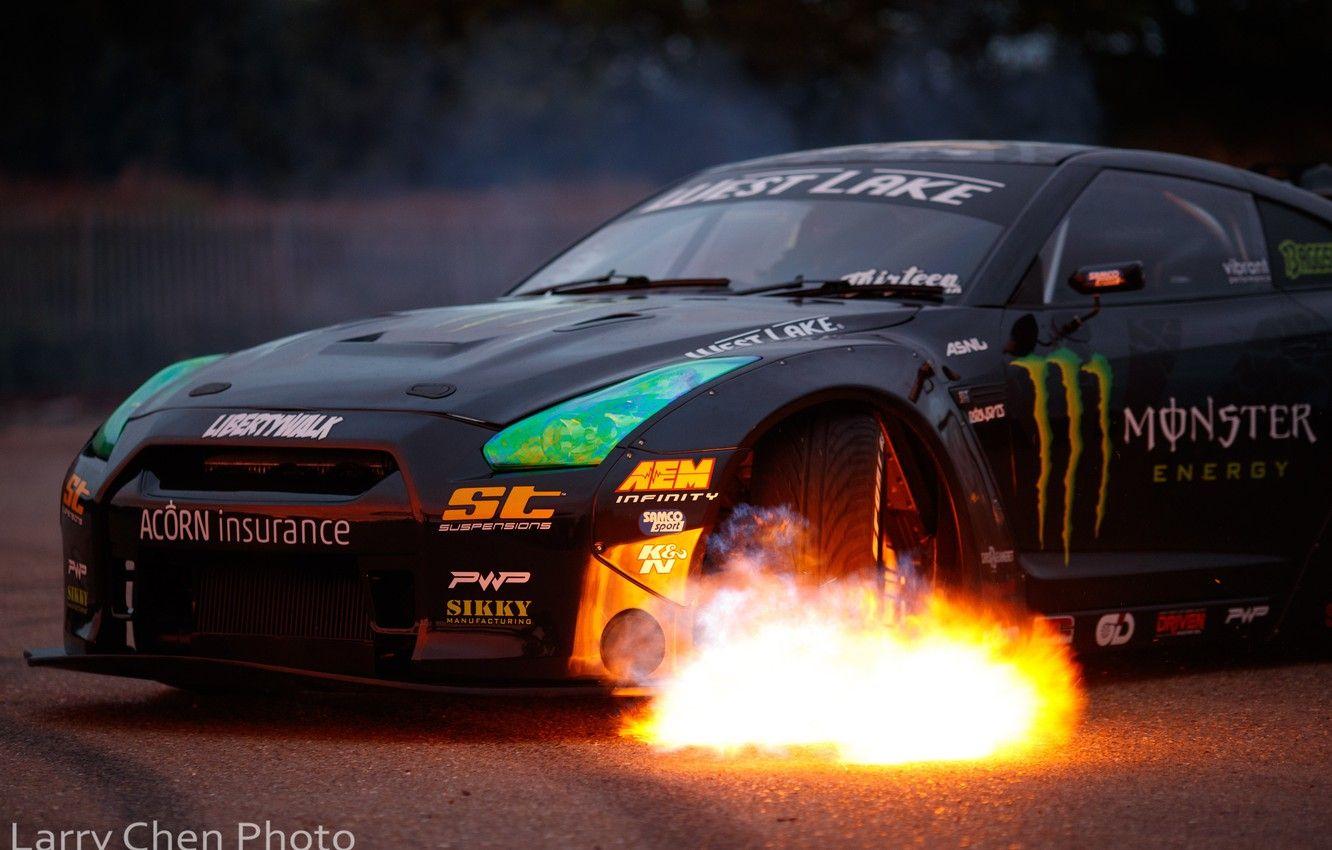 nissan gtr 35 monster energy