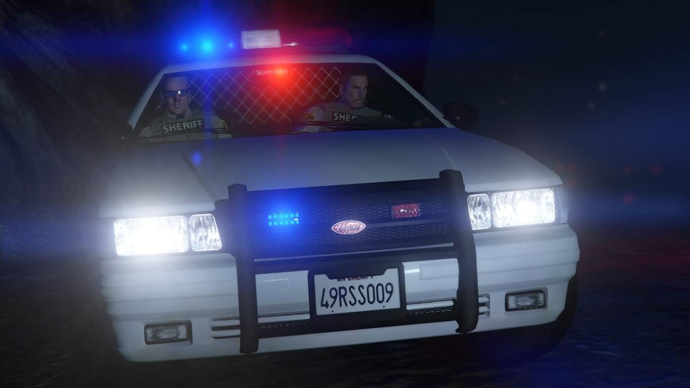 1366x768 Gta Police Wallpaper