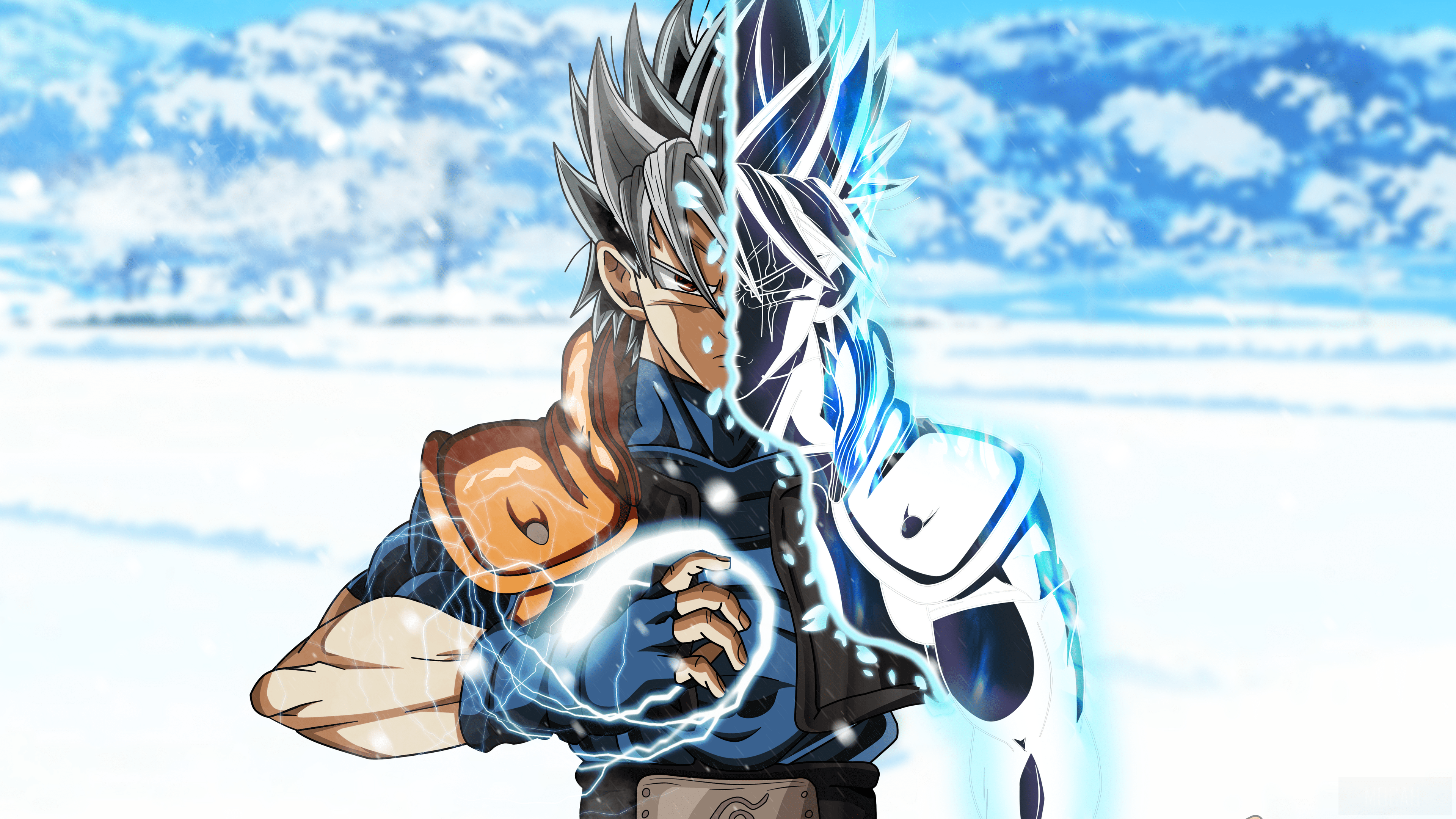 3840x2160 Dragon Ball Super, Goku, Kakashi Hatake, Naruto, Ultra Instinct 4k wallpaper HD Wallpaper