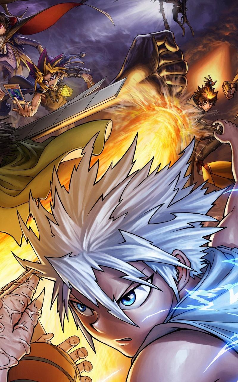 800x1280 Atemu Bleach Crossover Dragonball Naruto Nexus Samsung Galaxy Tab Note Android Tablets HD 4k Wallpaper, Image, Background, Photo and Picture