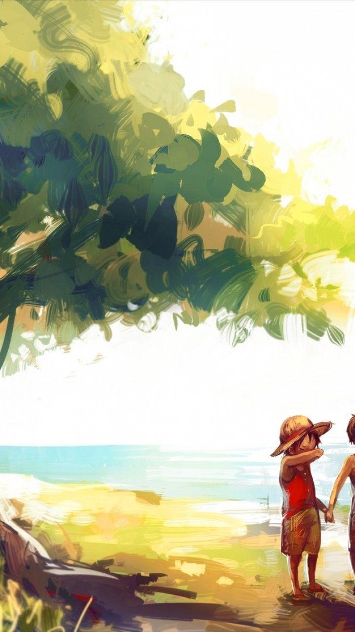 720x1280 Download 720x1280 One Piece, Monkey D. Luffy, Portgas D. Ace