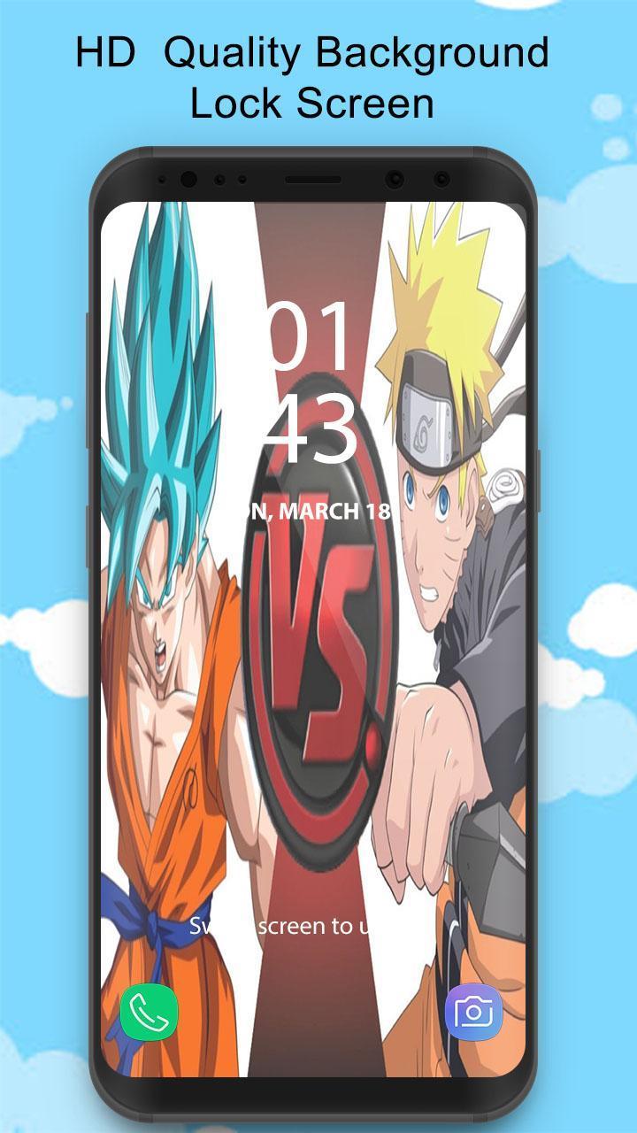 720x1280 Goku VS Naruto Wallpaper for Android