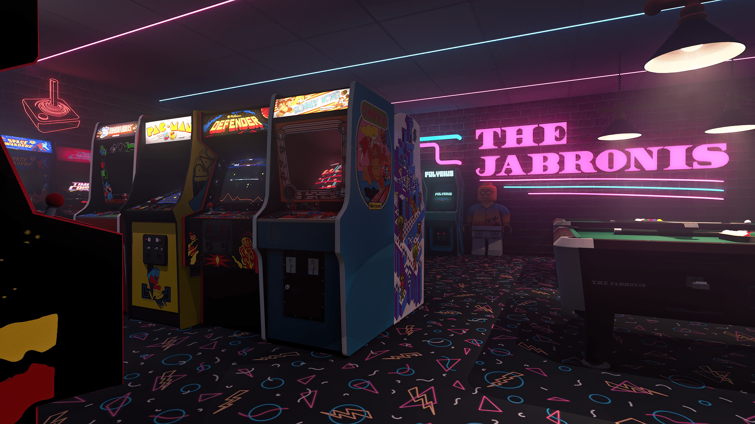 2560x1440 arcade wallpaper, games, arcade game, video game arcade cabinet, electronic device, technology, recreation, room, recreation room, machine, arcade