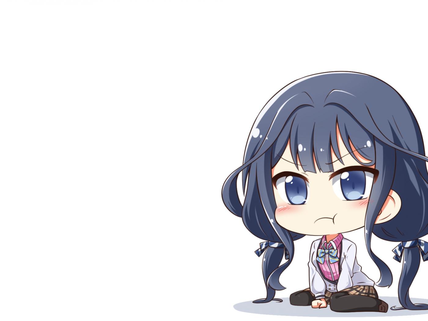 1400x1050 Desktop Wallpaper Funny Aki Adagaki, Anime Girl, HD Image, Picture, Background, Ipvyij
