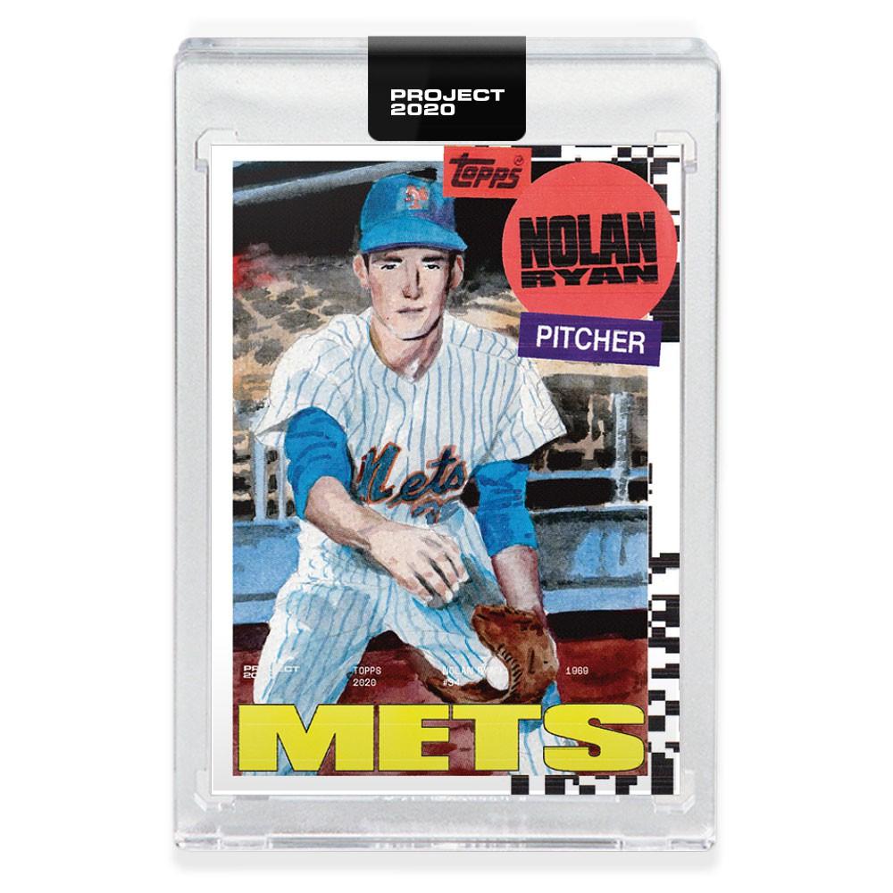 1000x1000 MLB Project 2020 Baseball 1969 Nolan Ryan Trading Card [# by Jacob Rochester]
