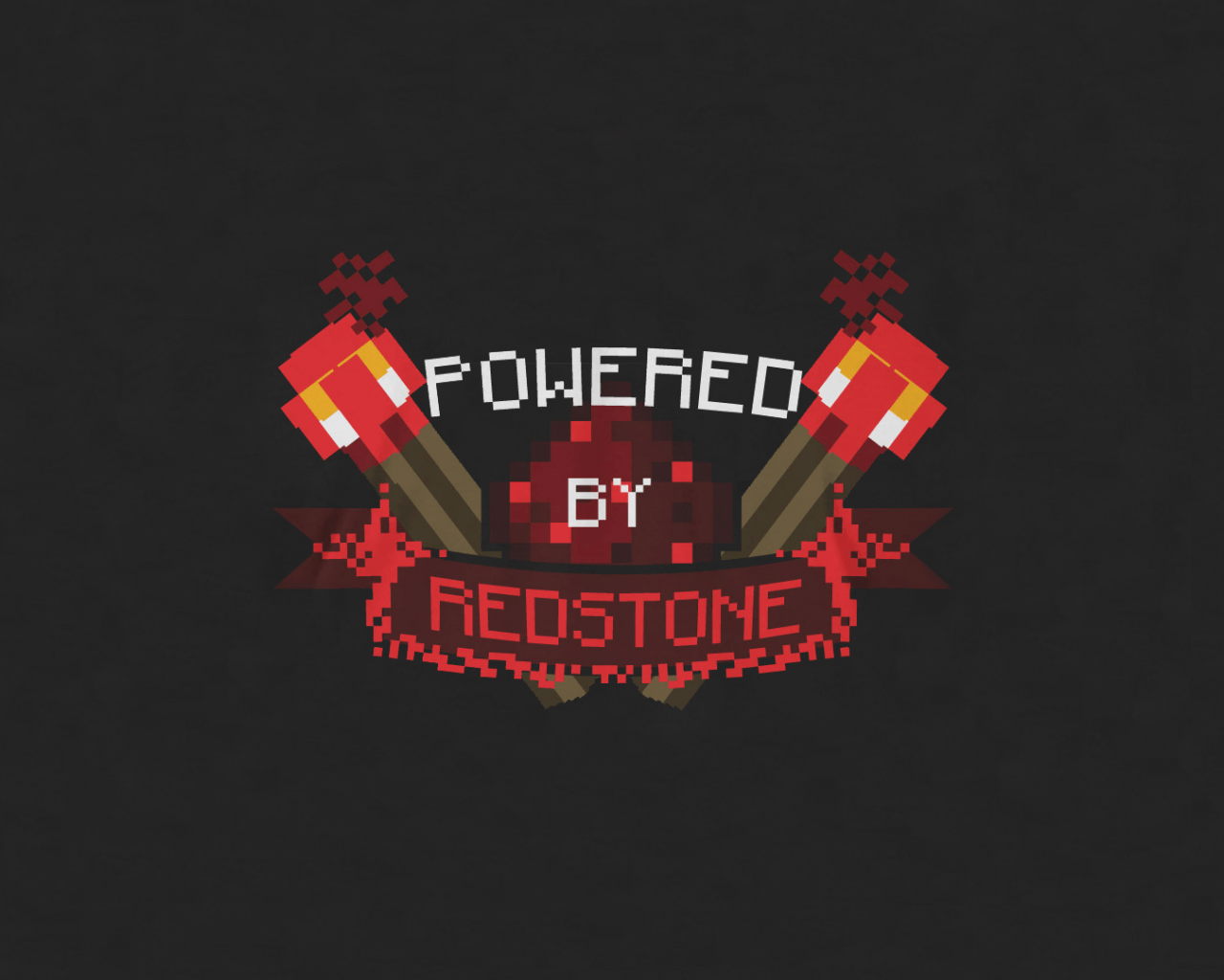 1280x1024 Free download Powered By Redstone Wallpaper [1920x1080] for your Desktop, Mobile & Tablet. Explore Redstone Wallpaper. Wallpaper Minecraft HD, Minecraft Ore Wallpaper, Windows Redstone Wallpaper