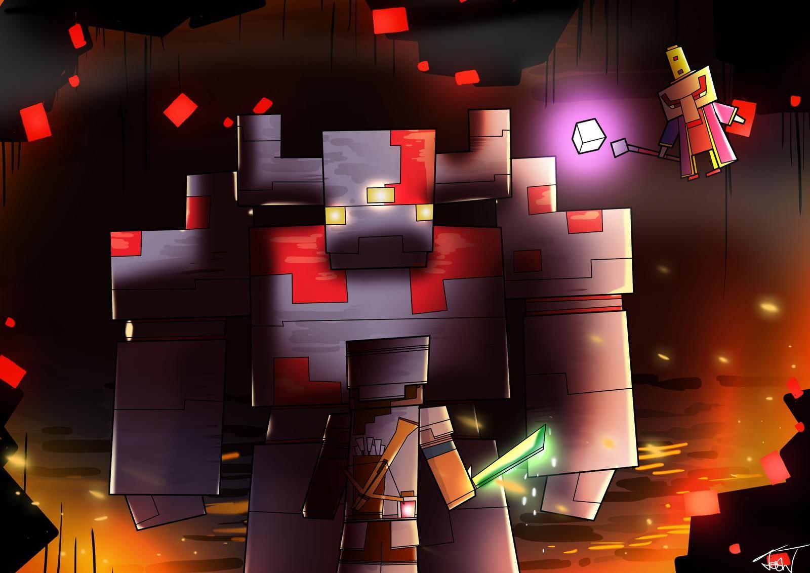 1600x1132 Minecraft Dungeons Redstone Monstrosity. Minecraft, Minecraft art, Dungeon