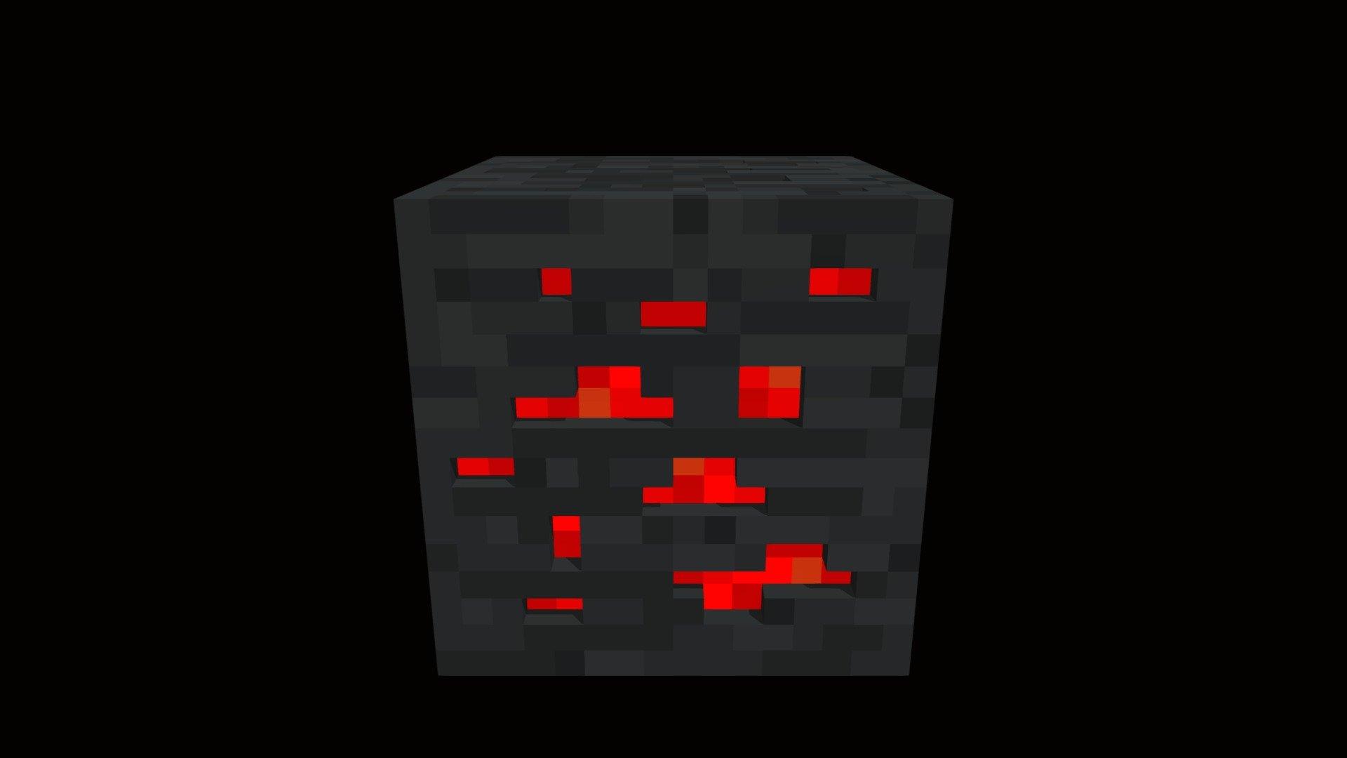 1920x1080 3D Sketchbook 14- Minecraft Redstone Ore Free 3D model by drodden [6b75bf0]