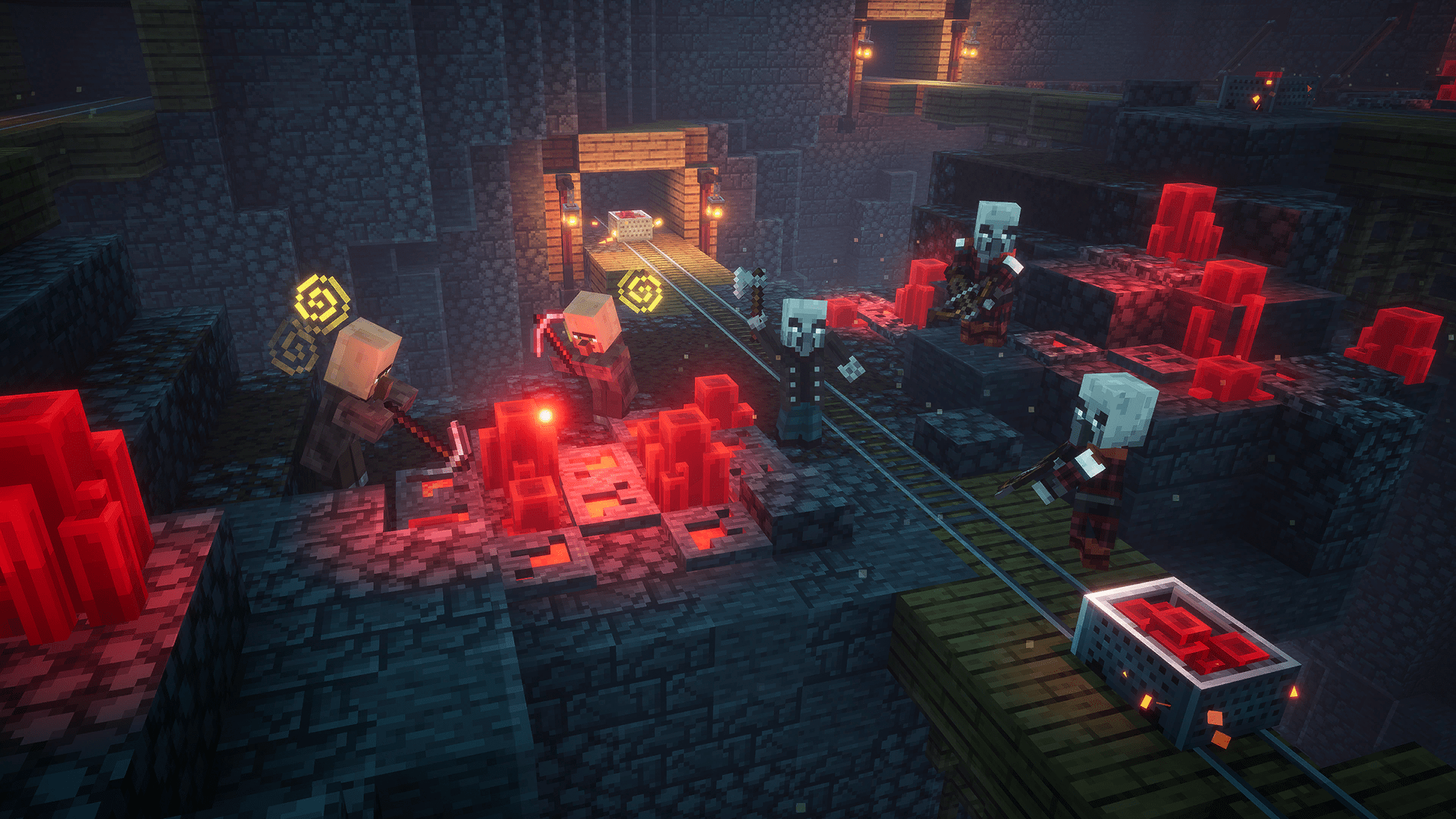 1920x1080 Minecraft Dungeons:Redstone Mines