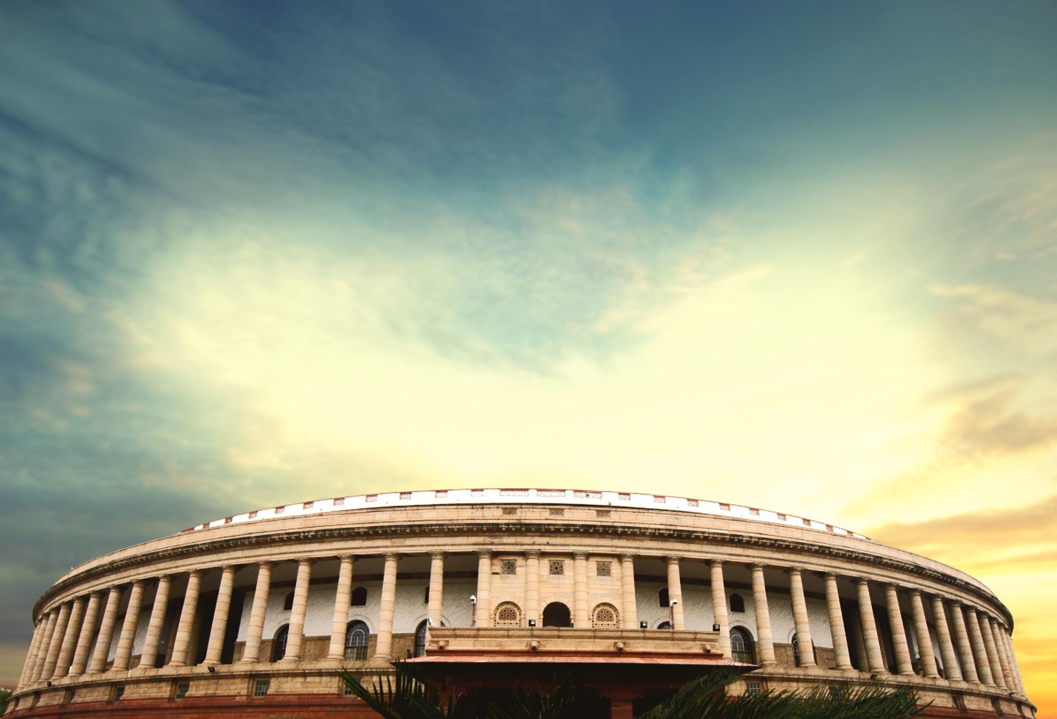 2100x1428 Heard in Parliament as MPs took oath: Jai Shri Ram and mandir wahin banayenge