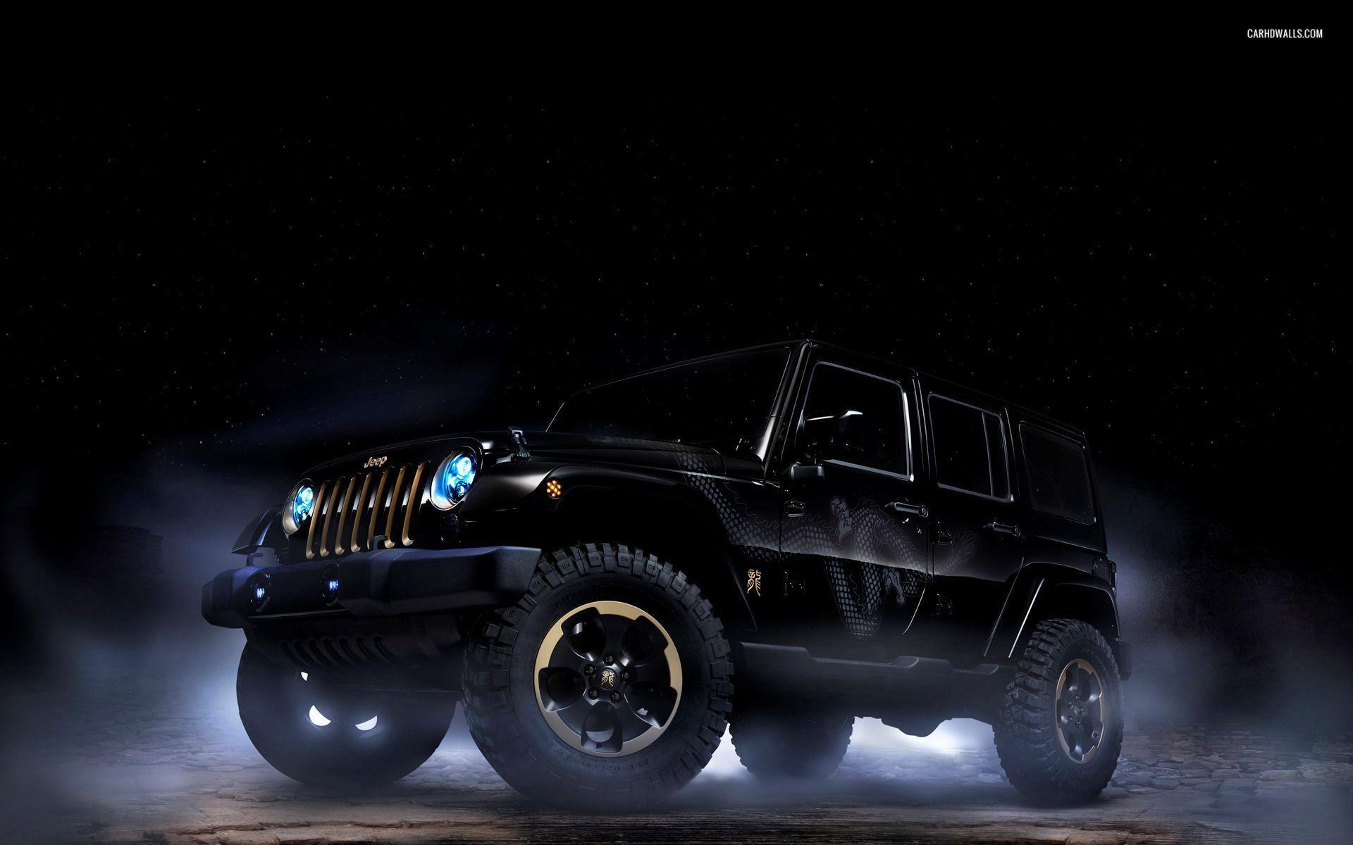1920x1200 Black Jeep Wallpaper