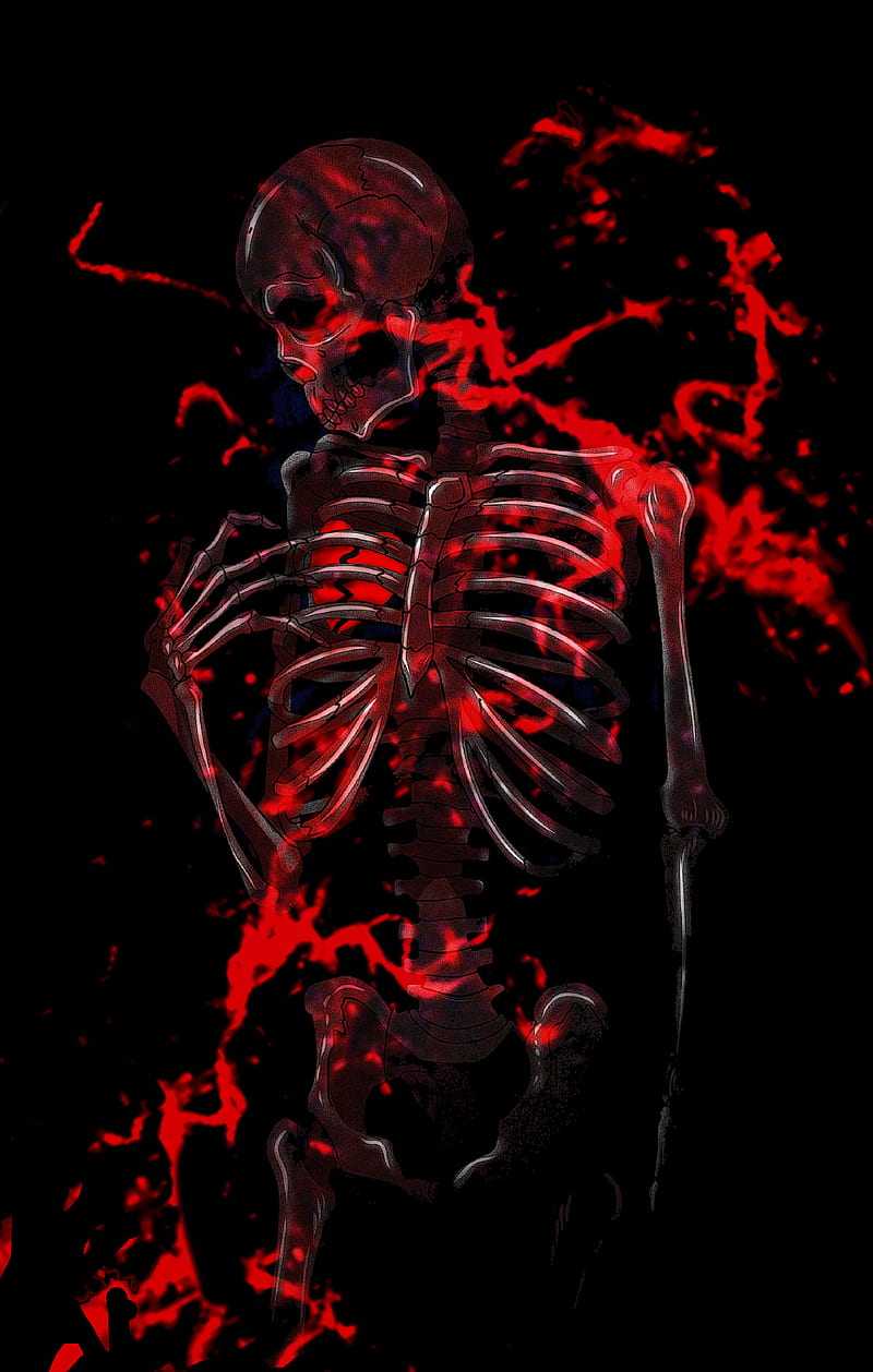 800x1258 Skeleton Wallpaper