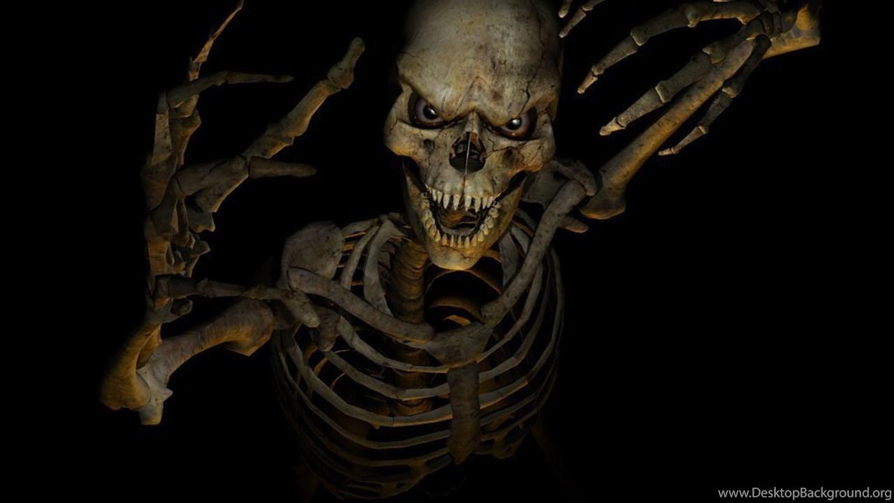 1280x720 Skeleton Wallpaper Desktop Background