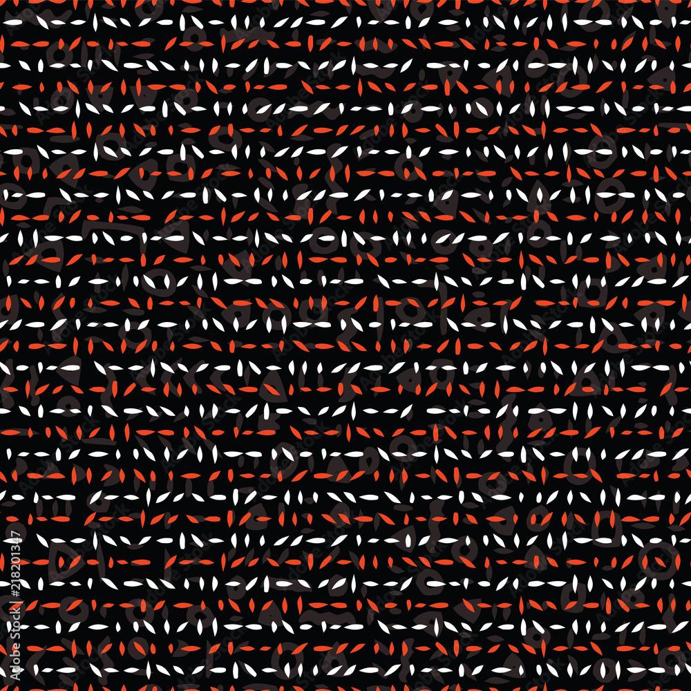 1000x1000 Abstract Drawn Cryptic Lines, Seamless Vector Pattern of Horizontal Coded Stripes for Fashion Prints, Wallpaper, Packaging Graphic Design, Hand Drawn Grunge Overlay Background, Black Masculine Style Stock Vector