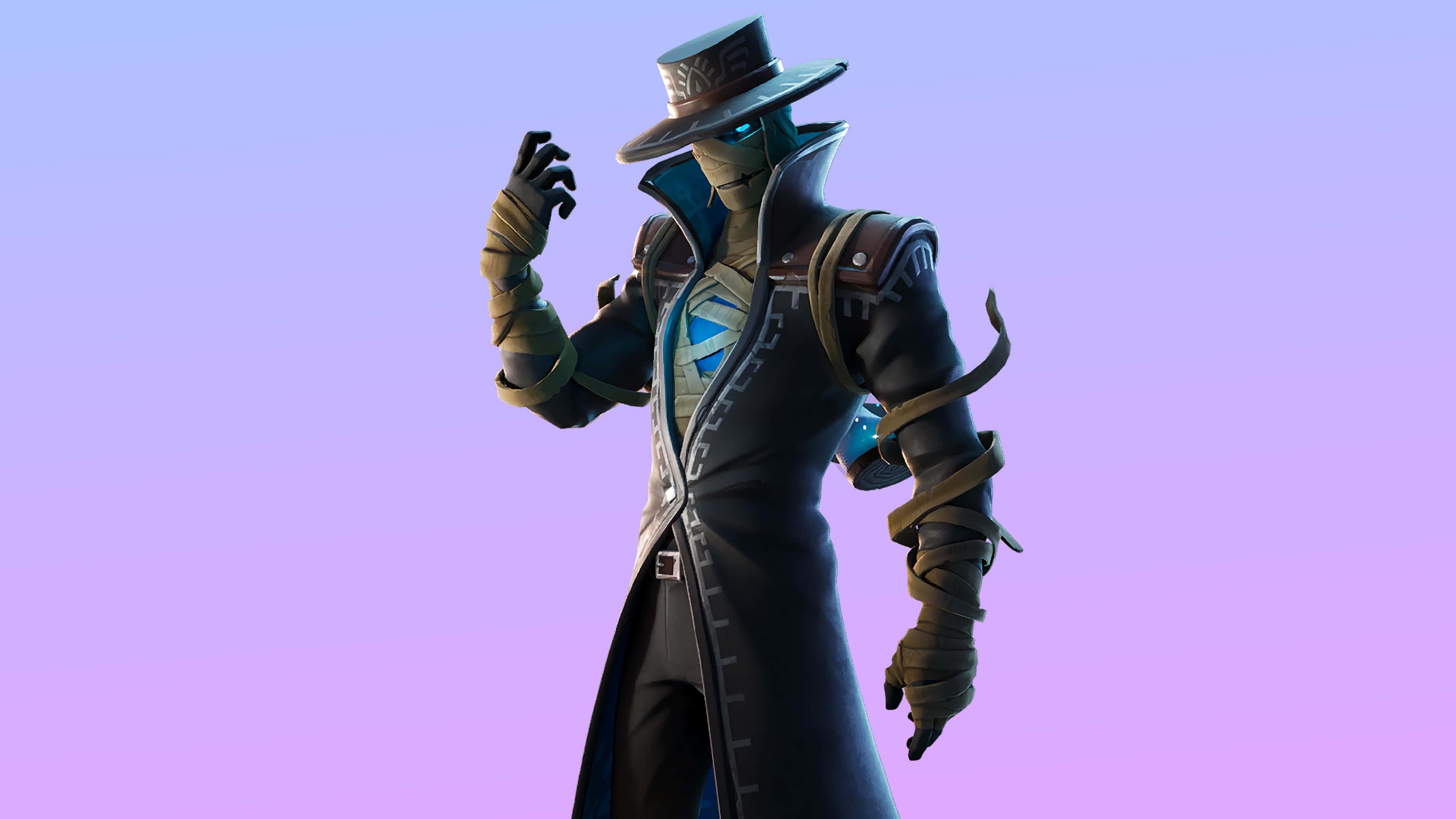 3840x2160 Fortnite Cryptic Curse Set Wrath Skin Outfit UHD 4K Wallpaper