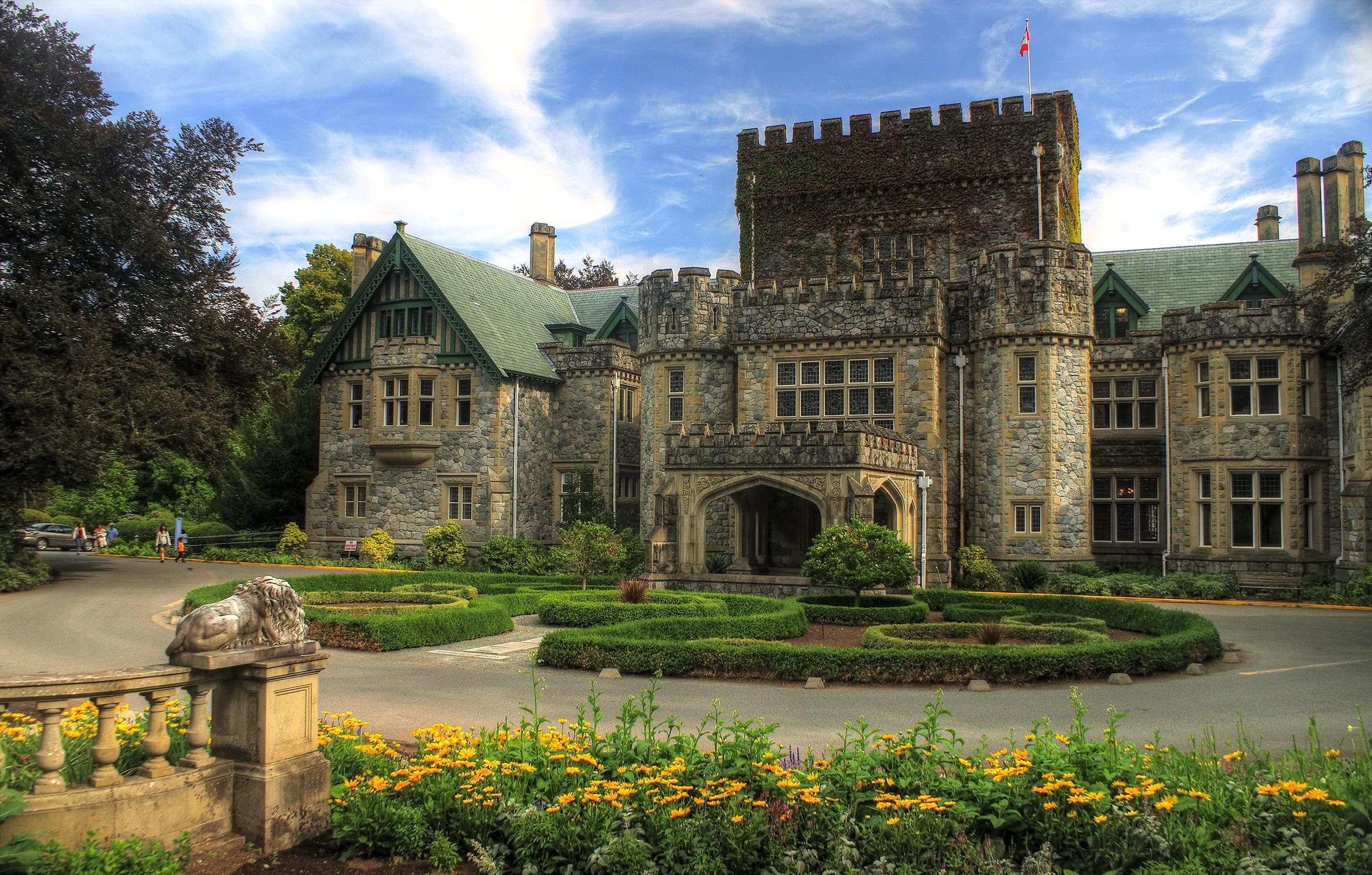 2390x1525 Hatley Castle. On the grounds of Hatley Park and Royal Roads