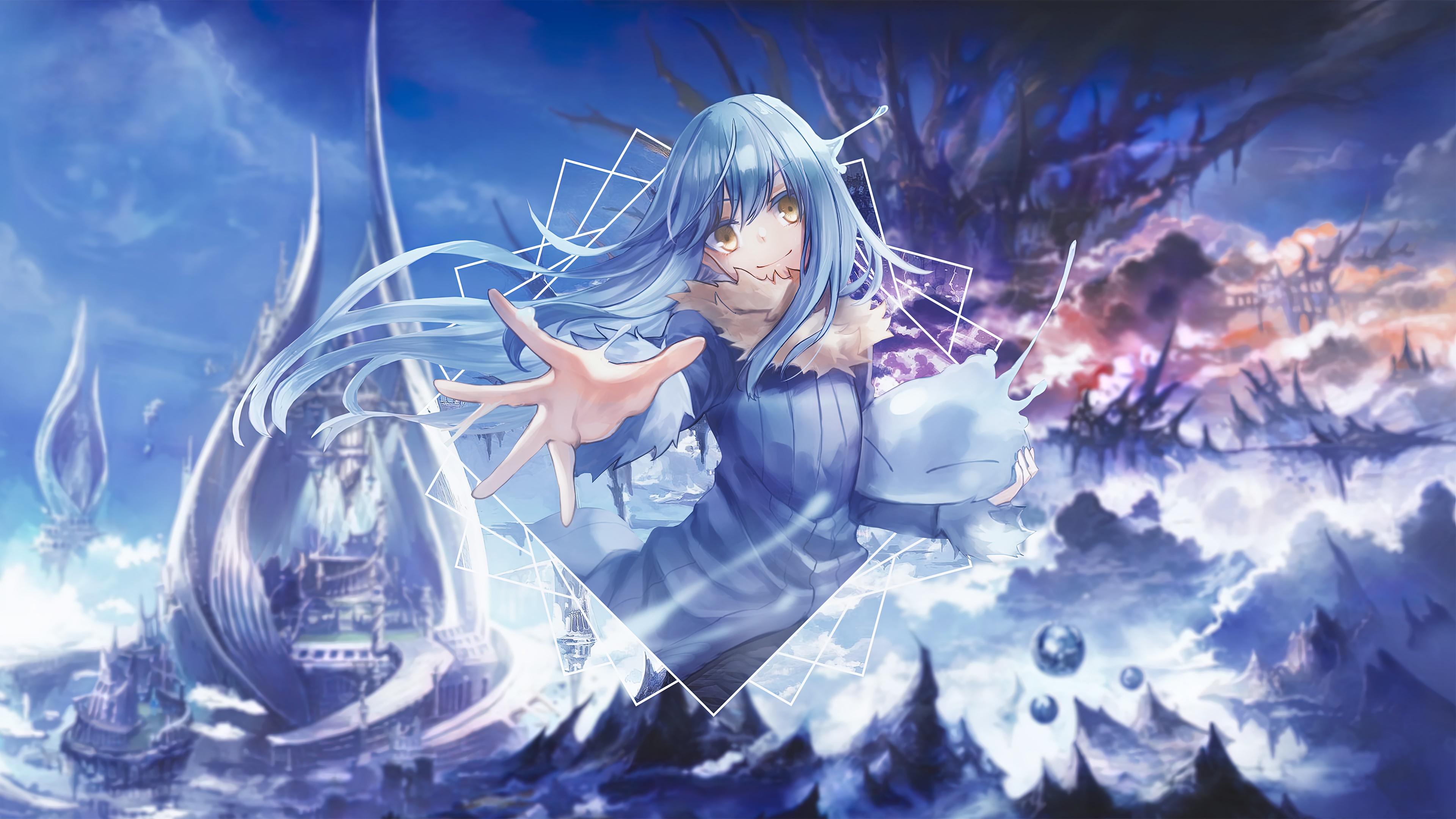 3840x2160 wallpaper, rimuru tempest, that time i got reincarnated as a slime, 4k, HD HD Wallpaper