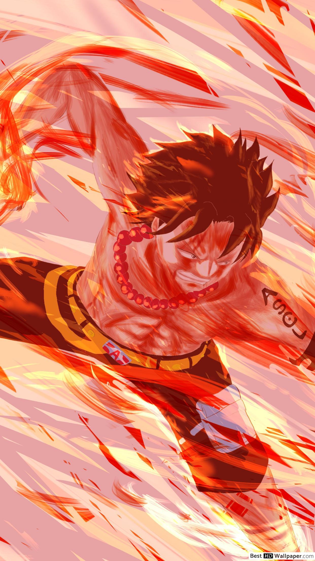 1242x2208 One Piece - Portgas D. Ace, Pirate, Fire Fist tải xuống hình nền HD
