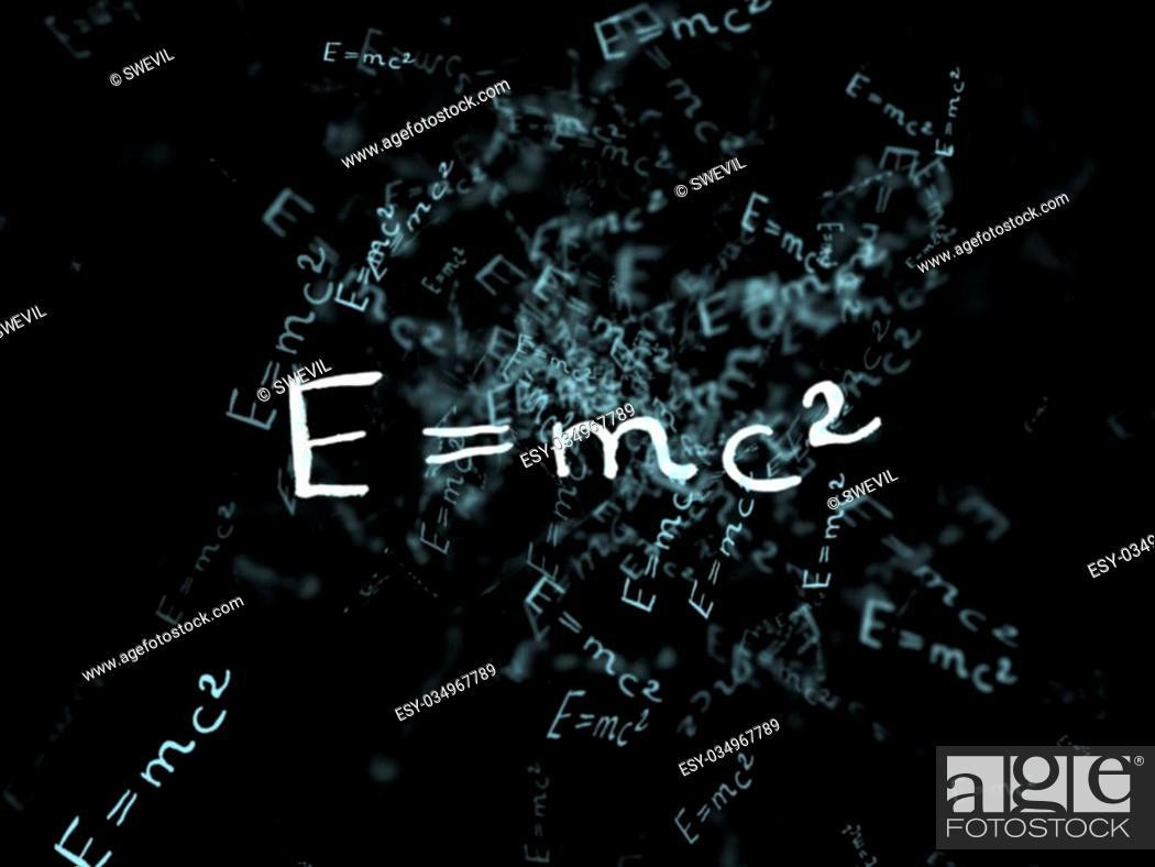 1050x788 The Theory Of Relativity. Flying Formula. Einstein's Law, , Picture And Low Budget Royalty Free Image. Pic. ESY 034967789