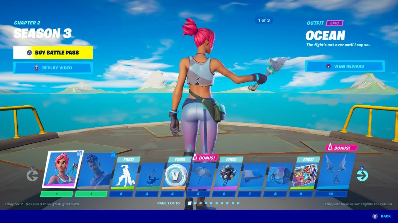1280x720 Ocean Fortnite Wallpaper