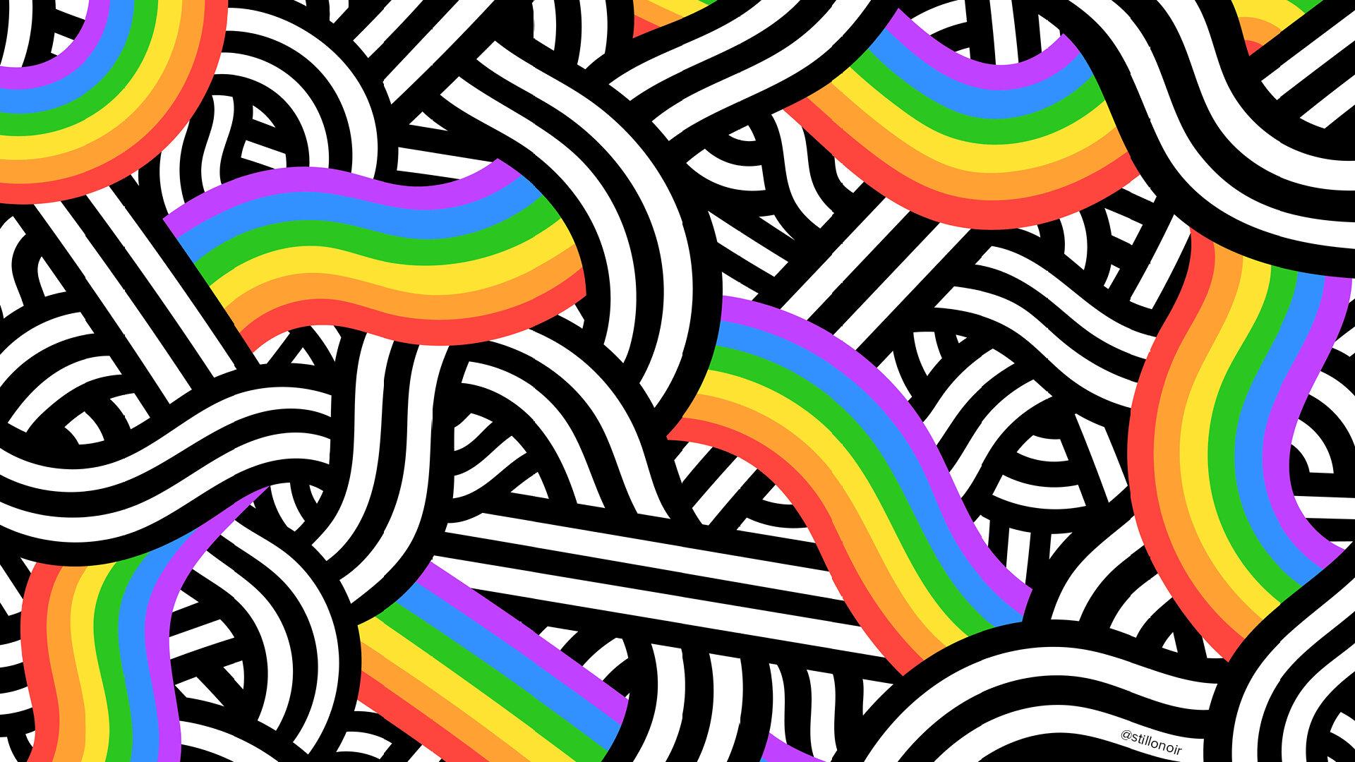 1920x1080 Pride Flag Background