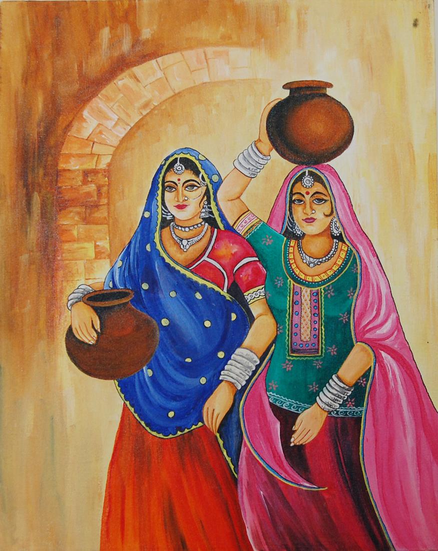 875x1100 Painting Rajasthani Modern 8
