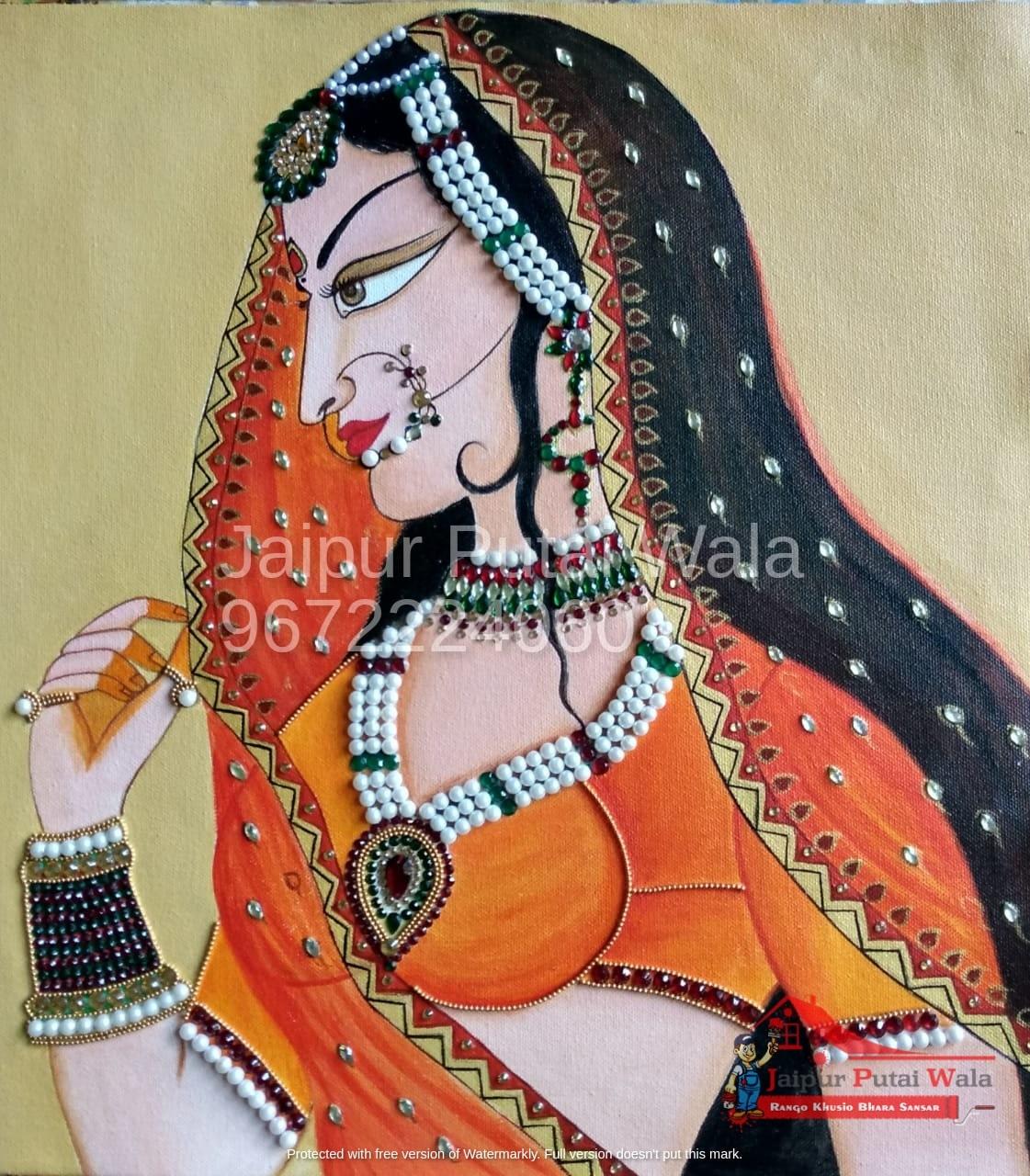 1121x1280 Traditional Rajasthani oil painting Putai Wala
