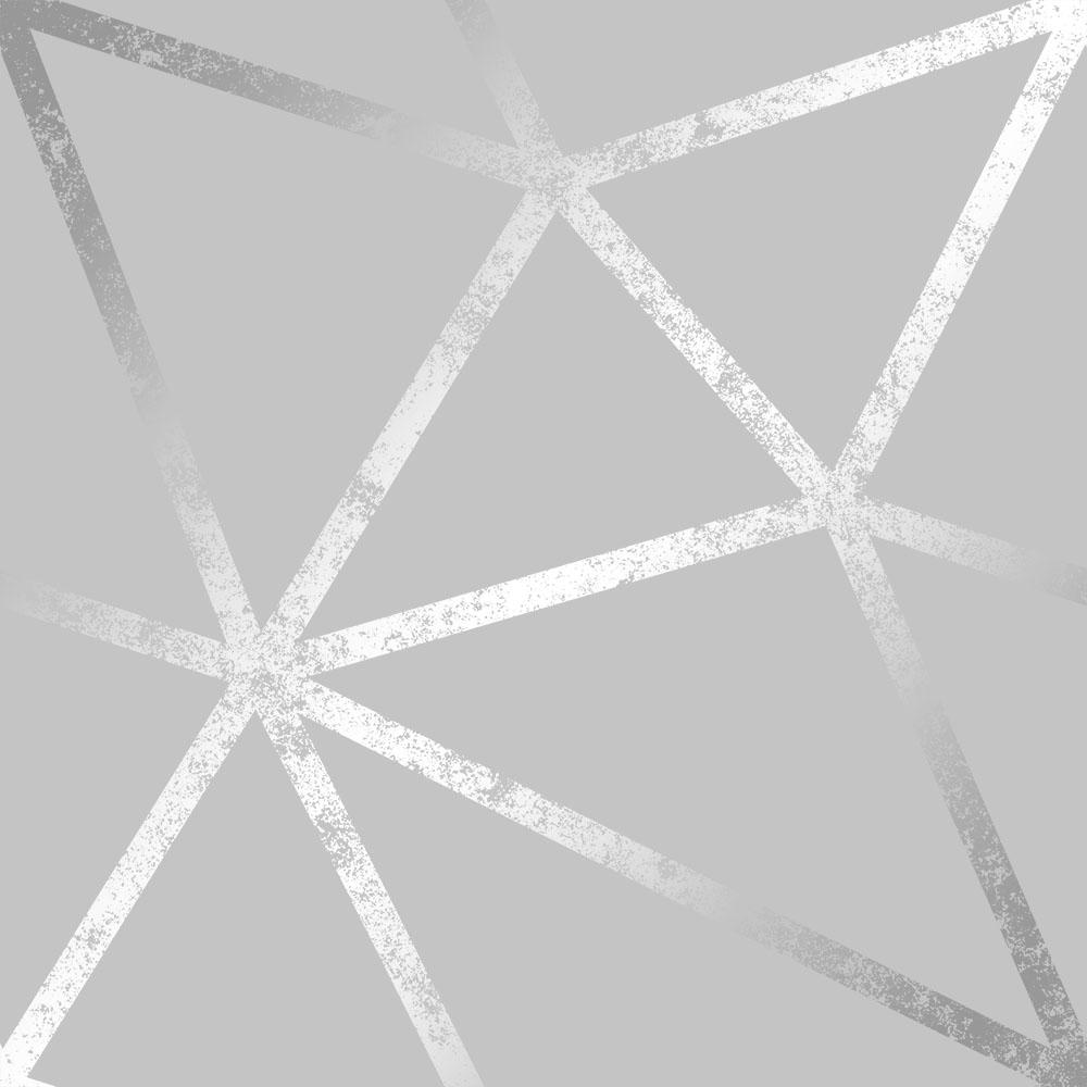 1000x1000 I Love Wallpaper Framework Distressed Metallic Wallpaper Grey, Silver (ILW264288) from I Love Wallpaper UK