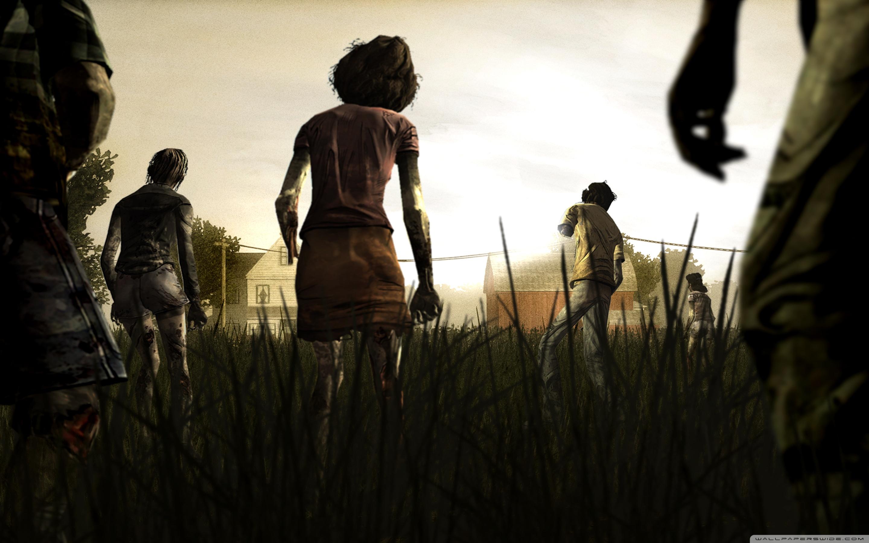 2880x1800 Walking Dead Game Zombie