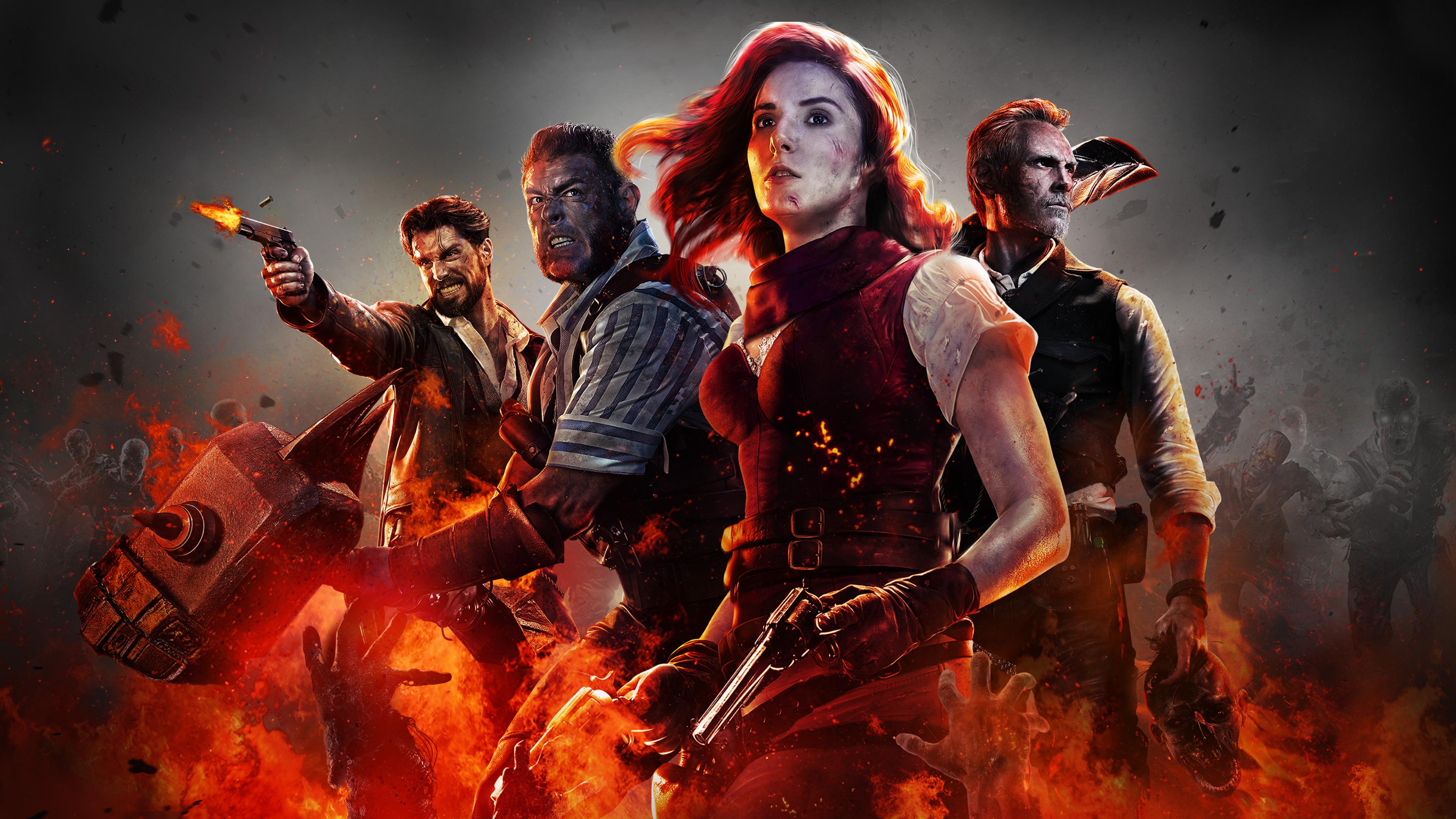 3840x2160 Call of Duty: Black Ops 4 Zombies Voyage of Despair Characters Chaos Story 4K