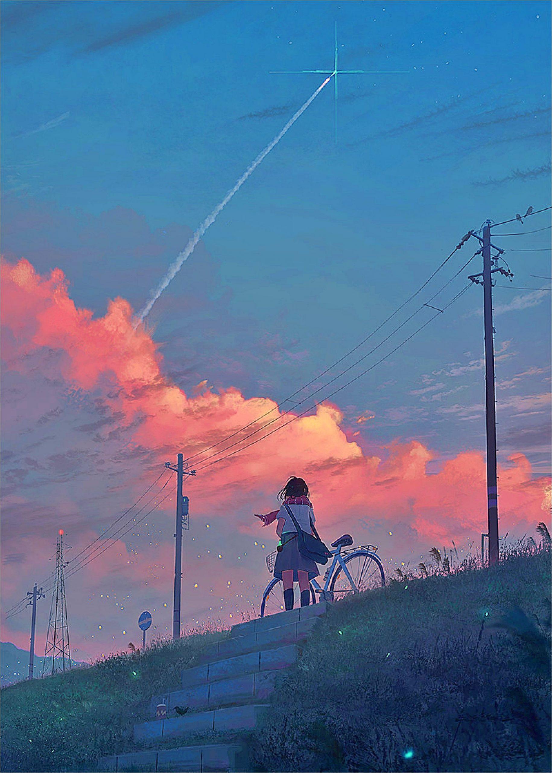 Aesthetic Anime Sky Wallpapers - Top Free Aesthetic Anime Sky ...